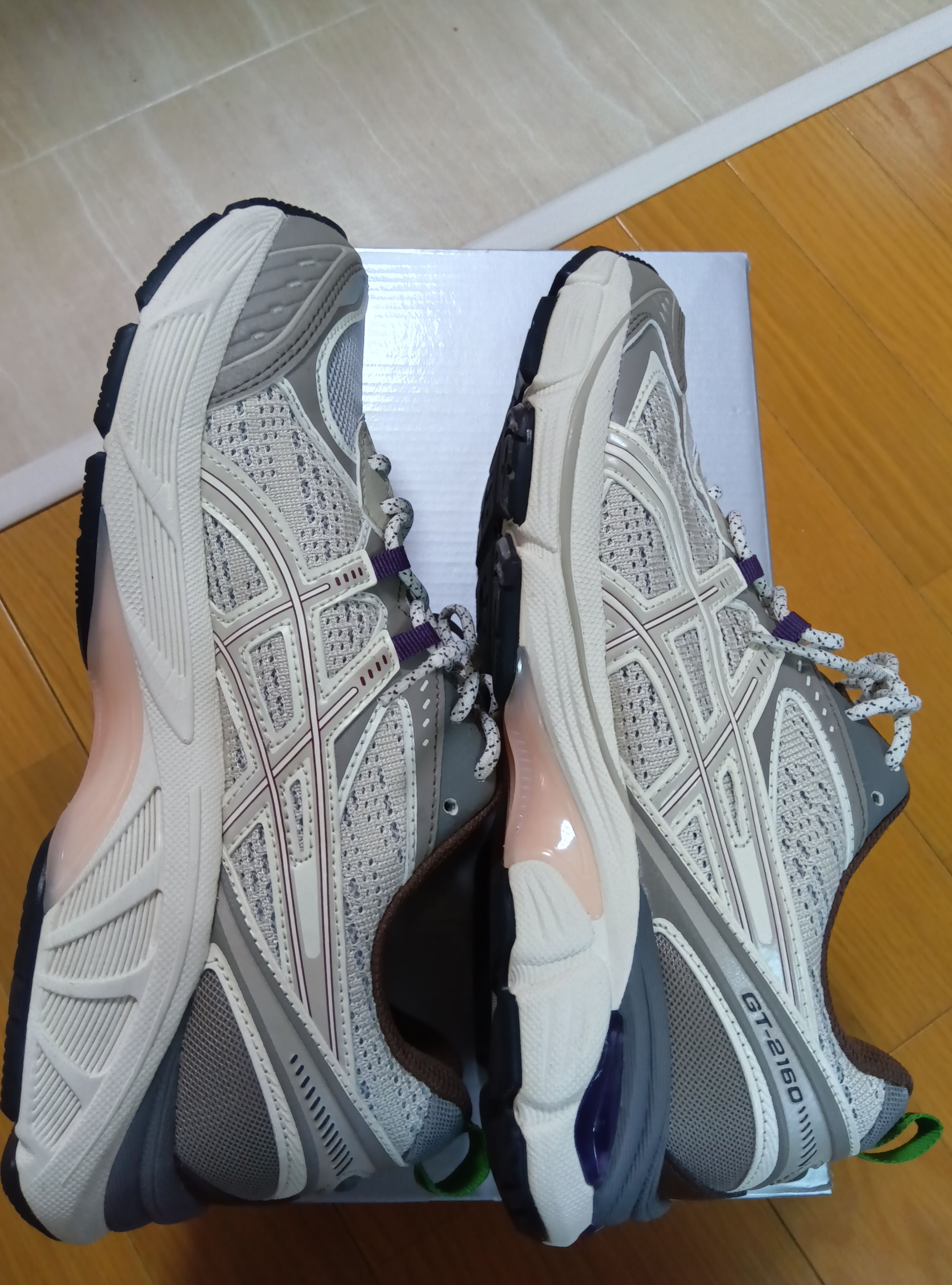 WOOD WOOD × Asics GT-2160 "Cream/Oatmeal"