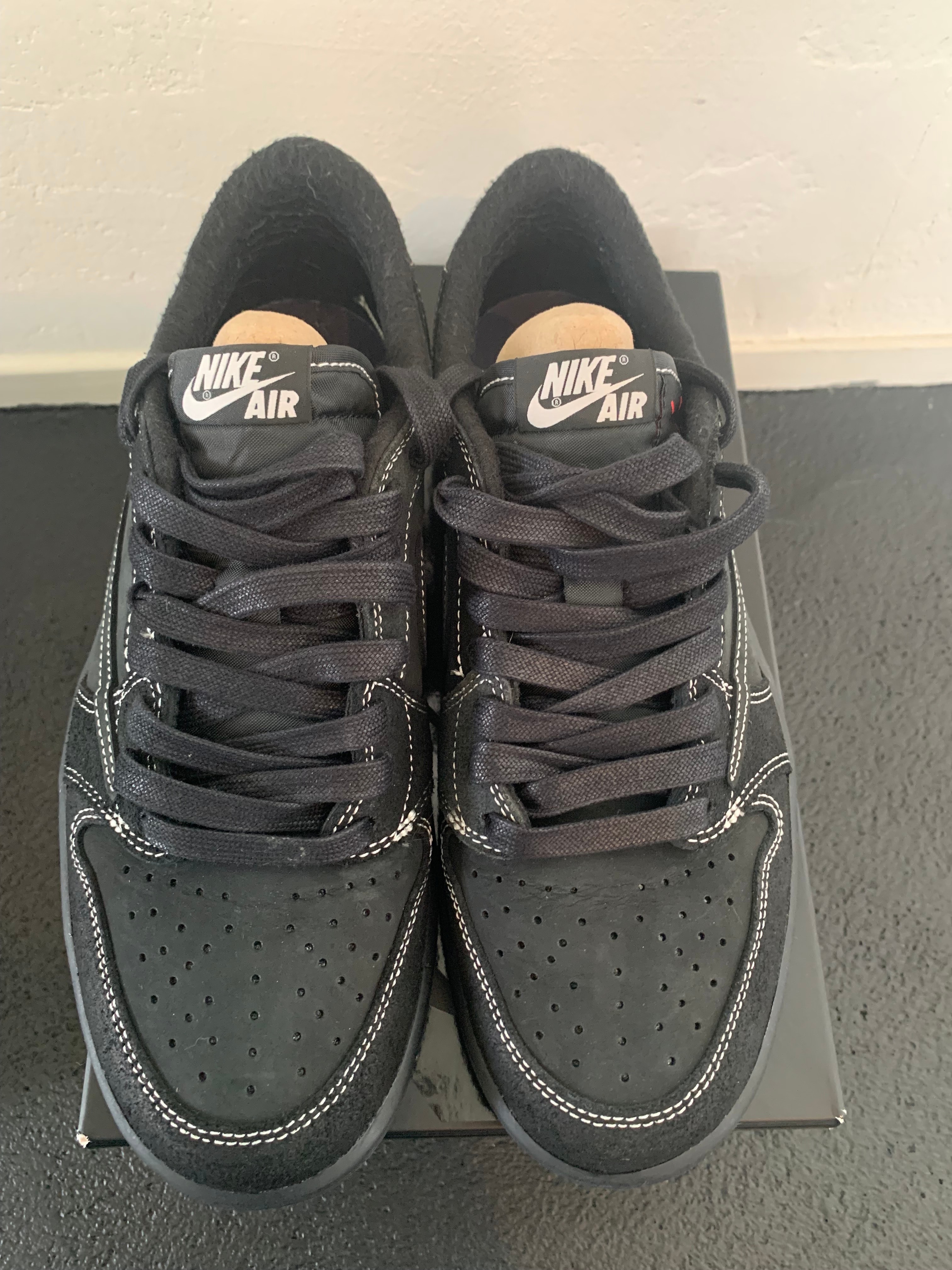 Travis Scott × Nike Air Jordan 1 Low OG SP "Black Phantom"