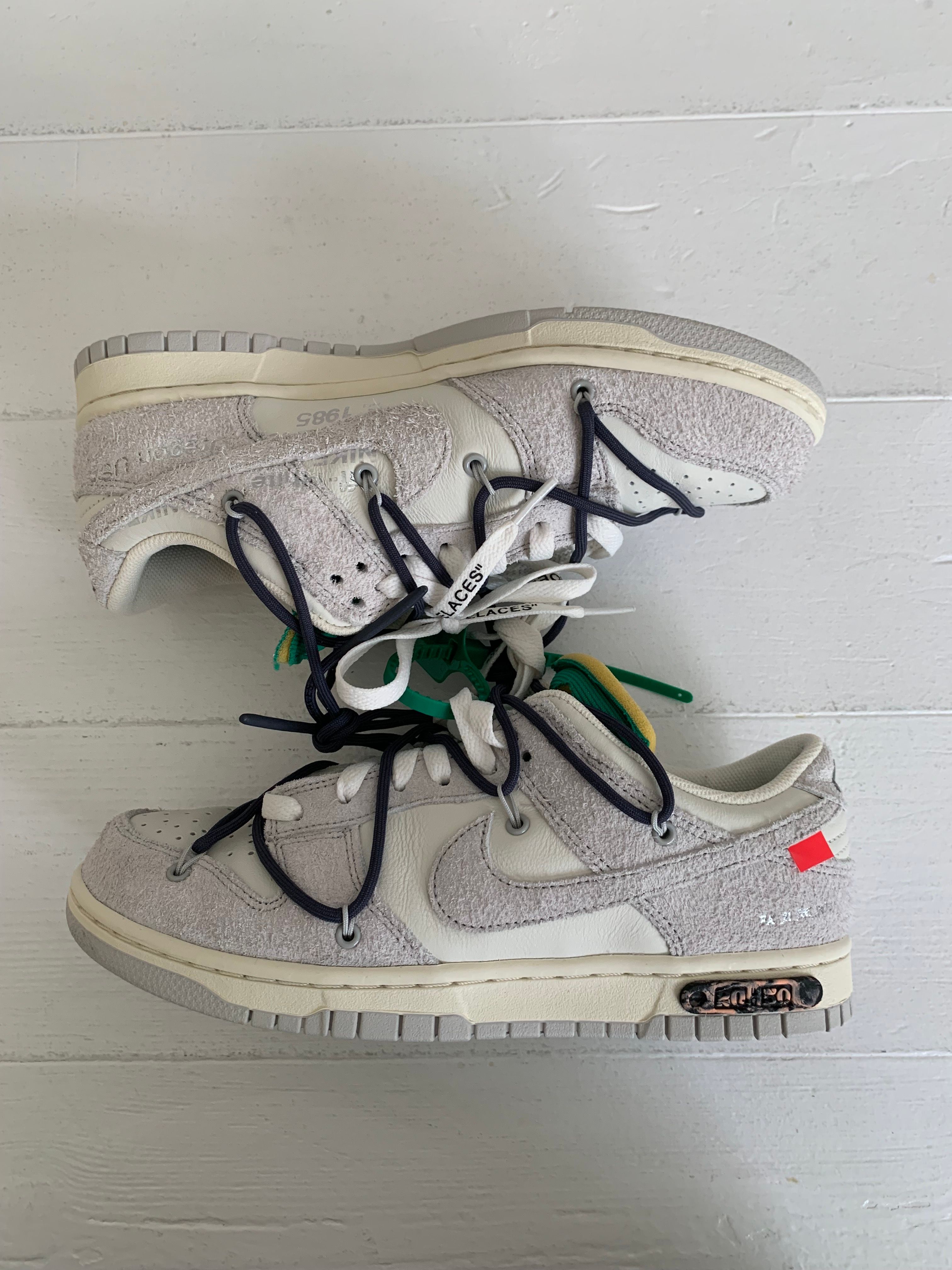 Off-White × Nike Dunk Low "Sail/Neutral Grey/Gridiron"