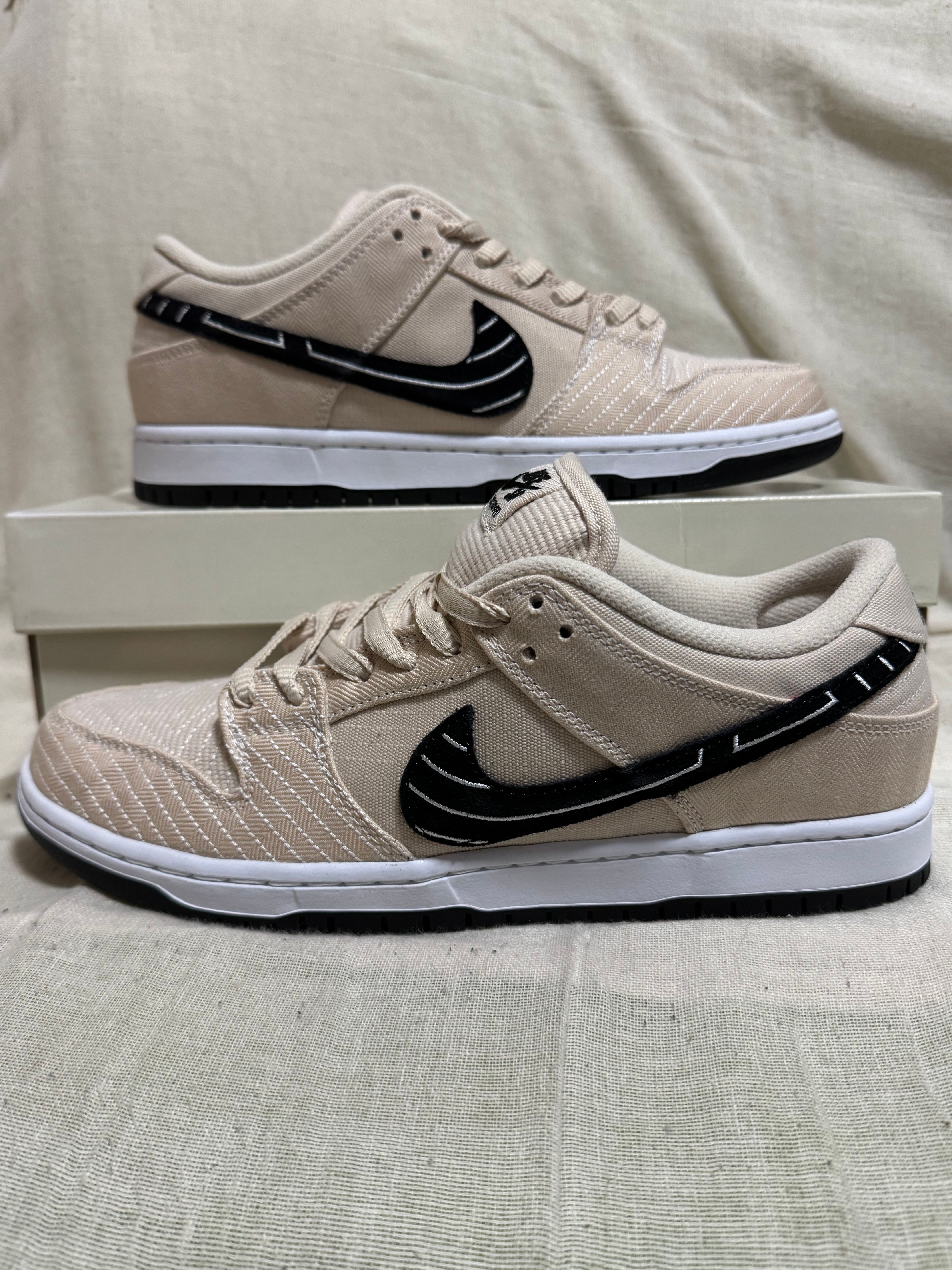 Albino & Preto × Nike SB Dunk Low Pro QS "Pearl White"