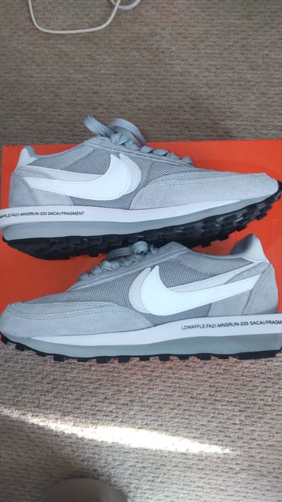Fragment × sacai × Nike LD Waffle "Light Smoke Grey"
