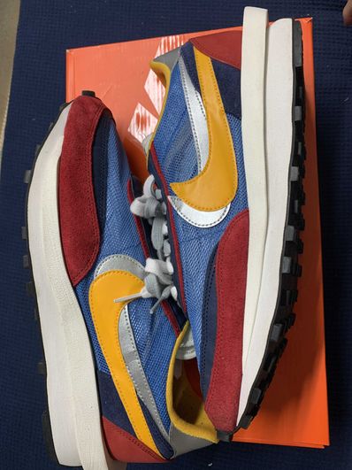 sacai × Nike LDV Waffle "Red/Blue"