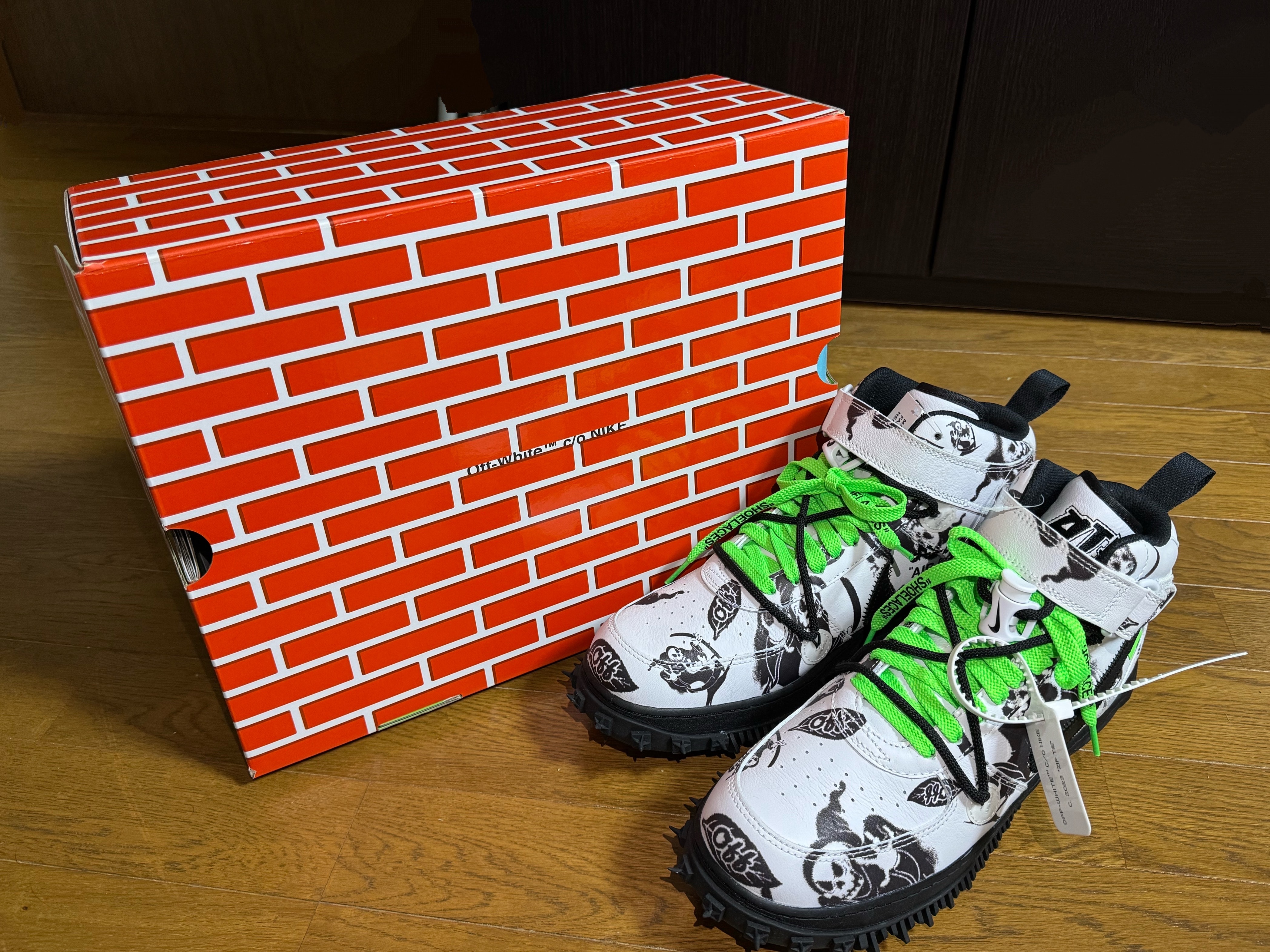 Off-White × Nike Air Force 1 Mid "Grim Reaper"