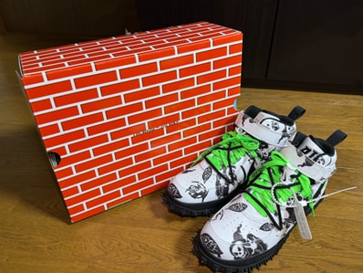 Off-White × Nike Air Force 1 Mid "Grim Reaper"