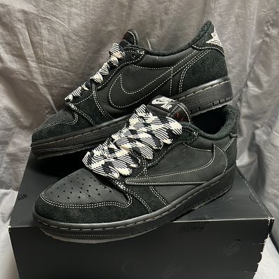 Travis Scott × Nike Air Jordan 1 Low OG SP "Black Phantom"