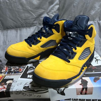 NIKE AIR JORDAN 5 "MICHIGAN"