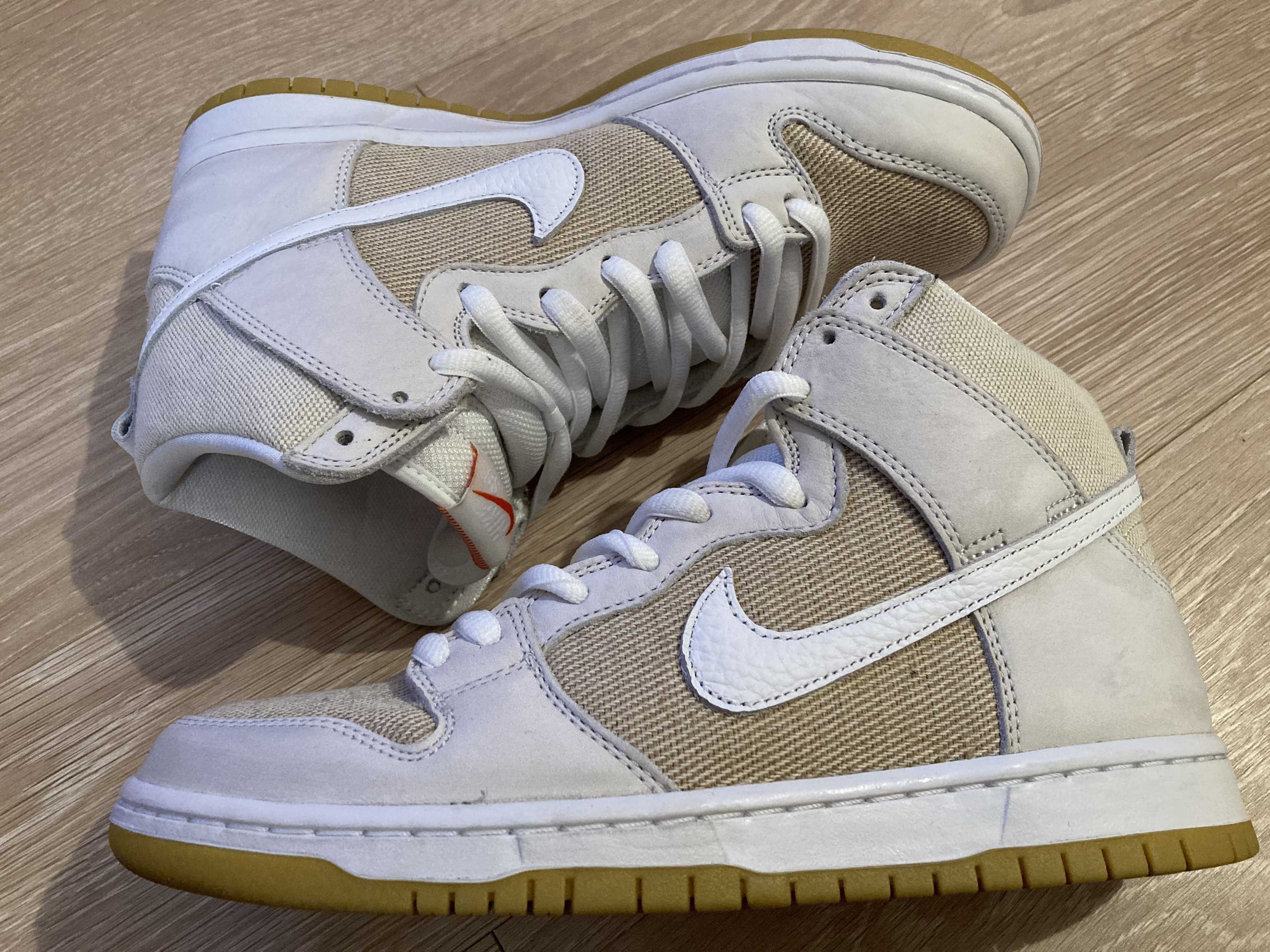 Nike SB Dunk High Pro ISO "Orange Label Unbleached Natural"