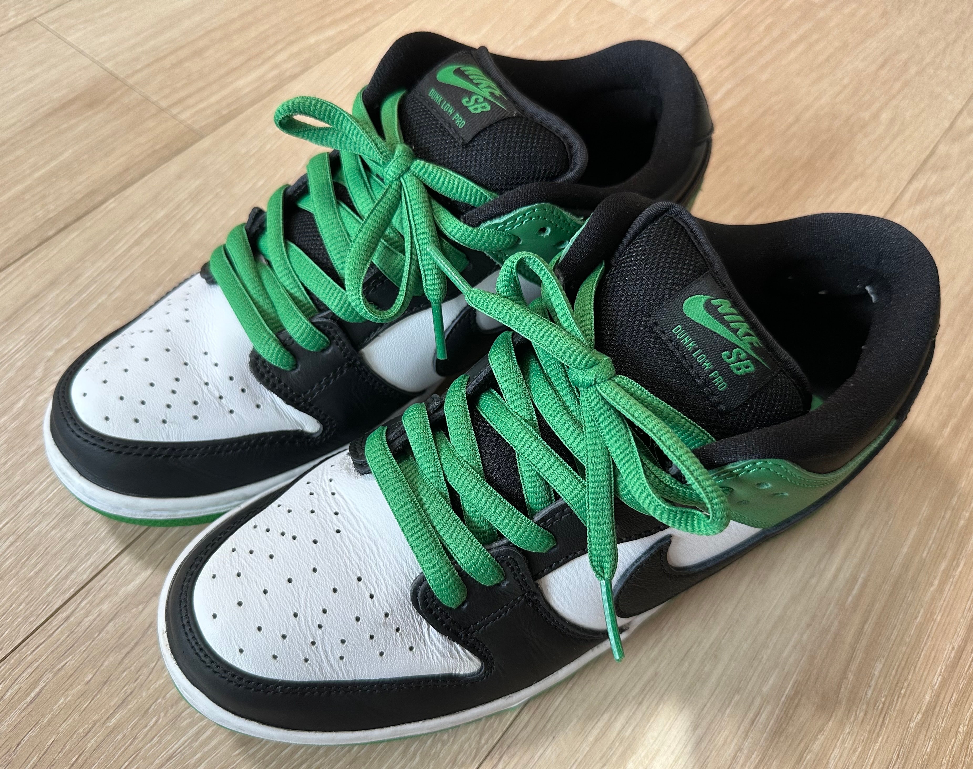 Nike SB Dunk Low Pro "Black and Classic Green"