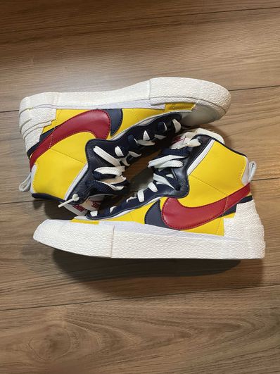 sacai × Nike Blazer Mid "Varsity Maize/Varsity Red"