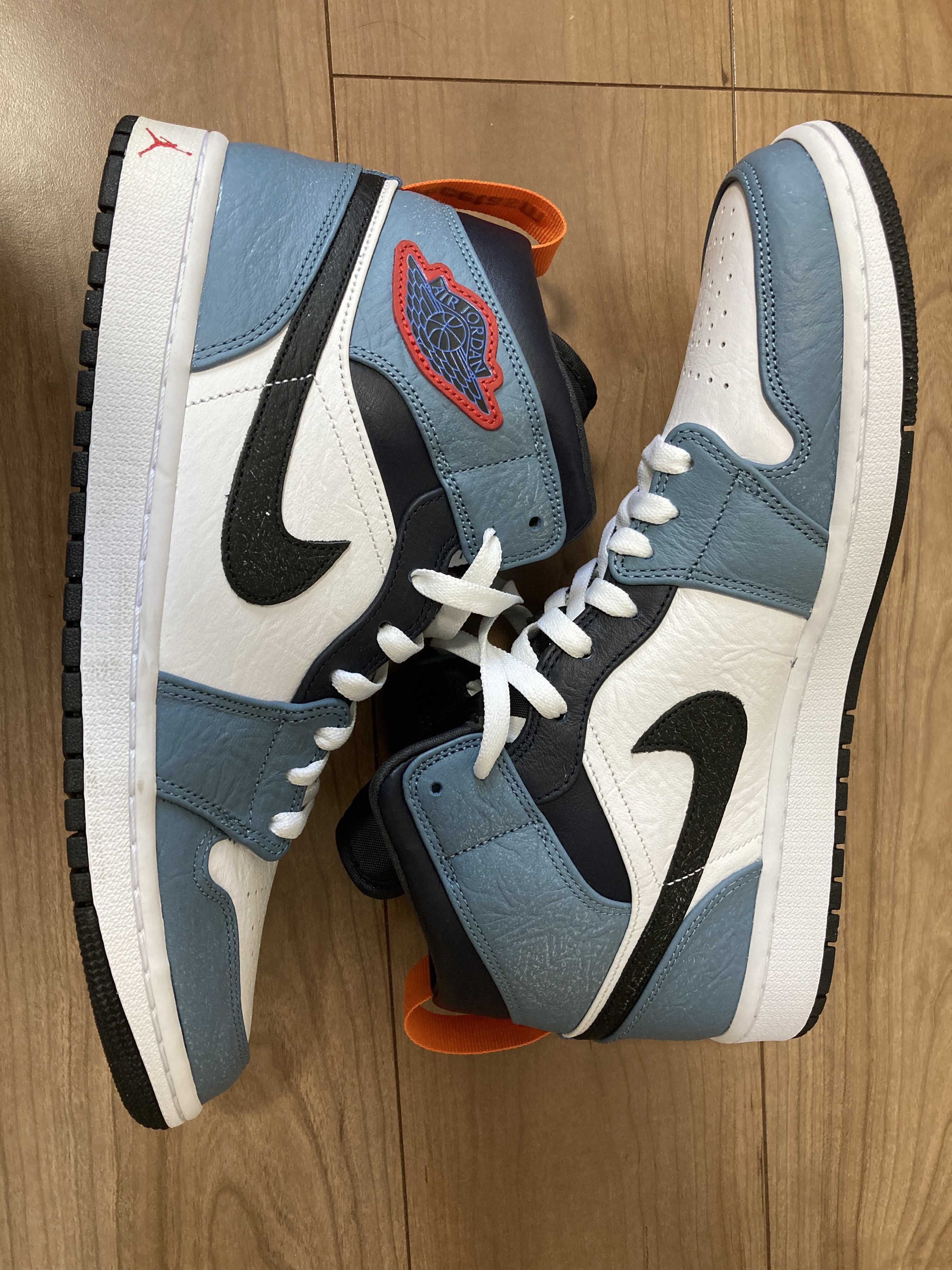 FACETASM × Nike Air Jordan 1 Mid "White/Navy"