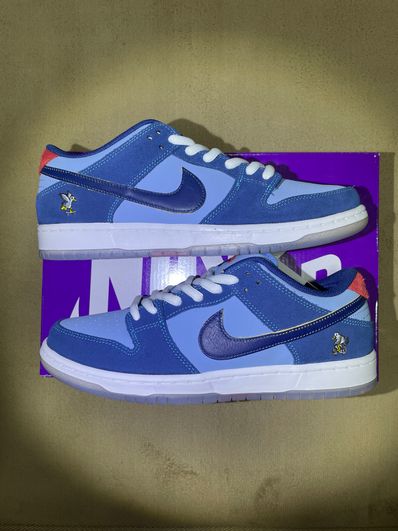 Why So Sad? × Nike SB Dunk Low "Coastal Blue/Speed Yellow-University Red"