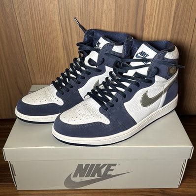 Nike Air Jordan 1 High OG CO.JP "White/Midnight Navy" (2020) (Standard Box)