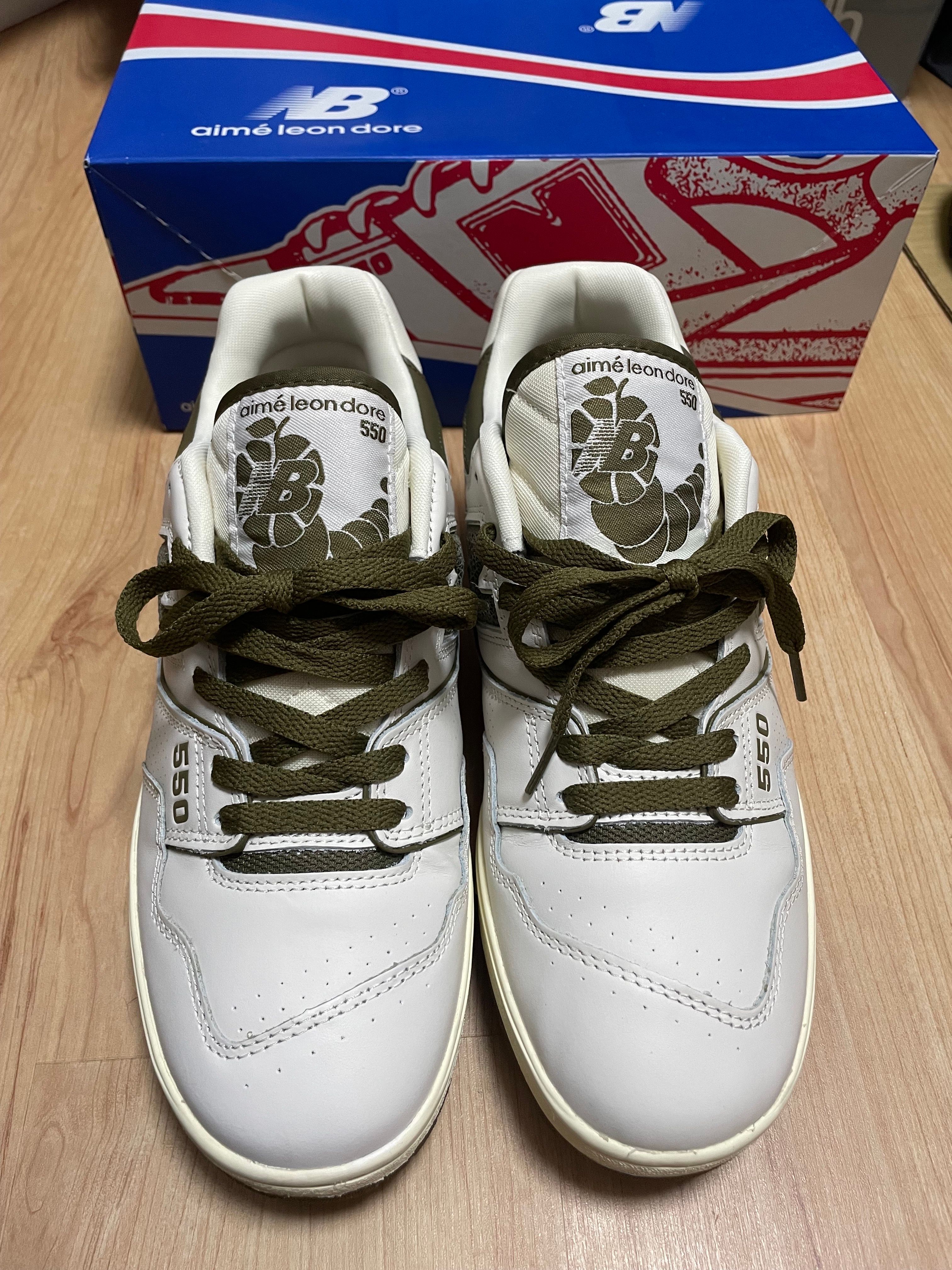 Aime Leon Dore × New Balance 550 "White/Olive"