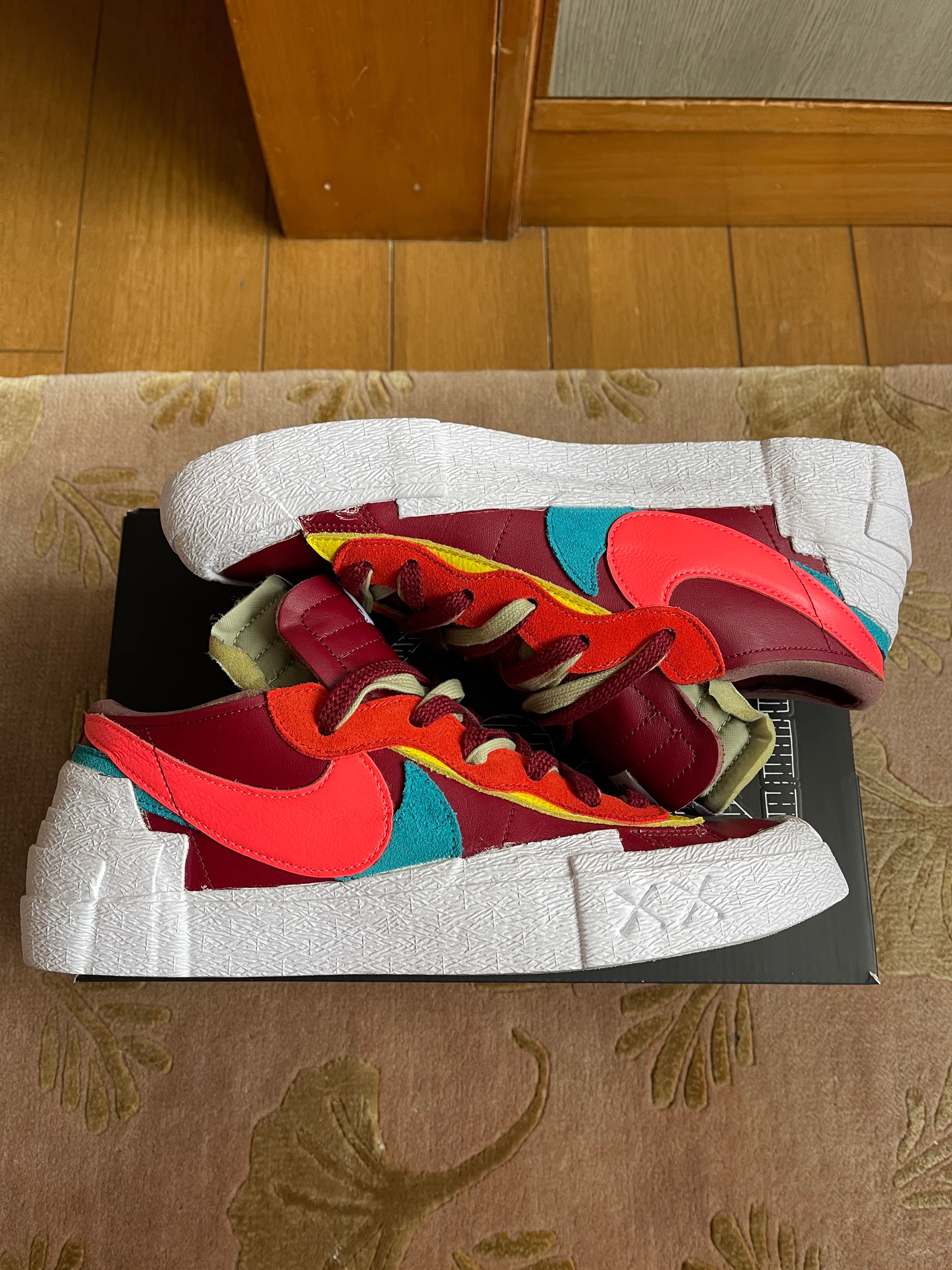 KAWS × sacai × Nike Blazer Low "Team Red"