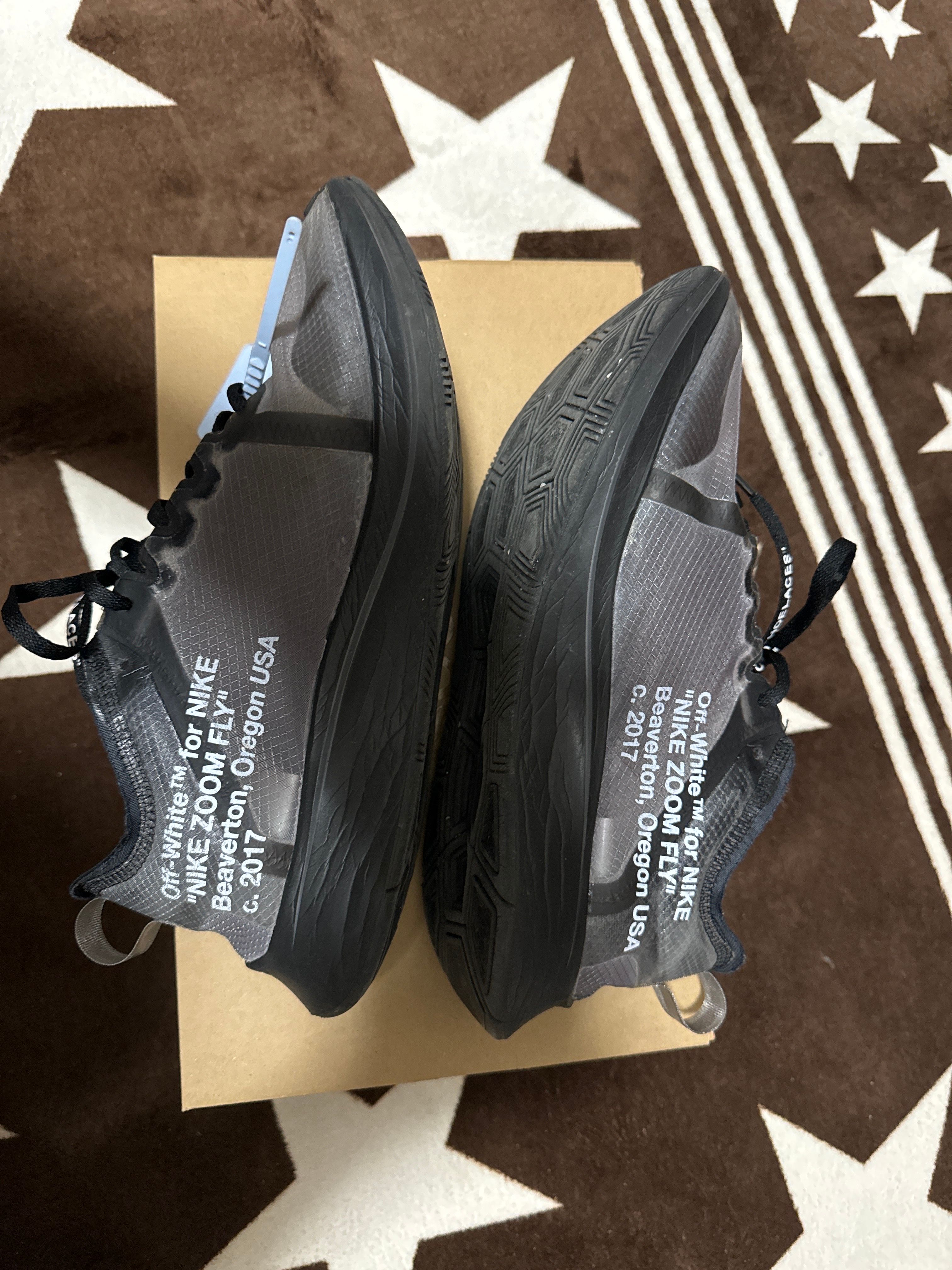 Off-White × Nike Zoom Fly "Black"