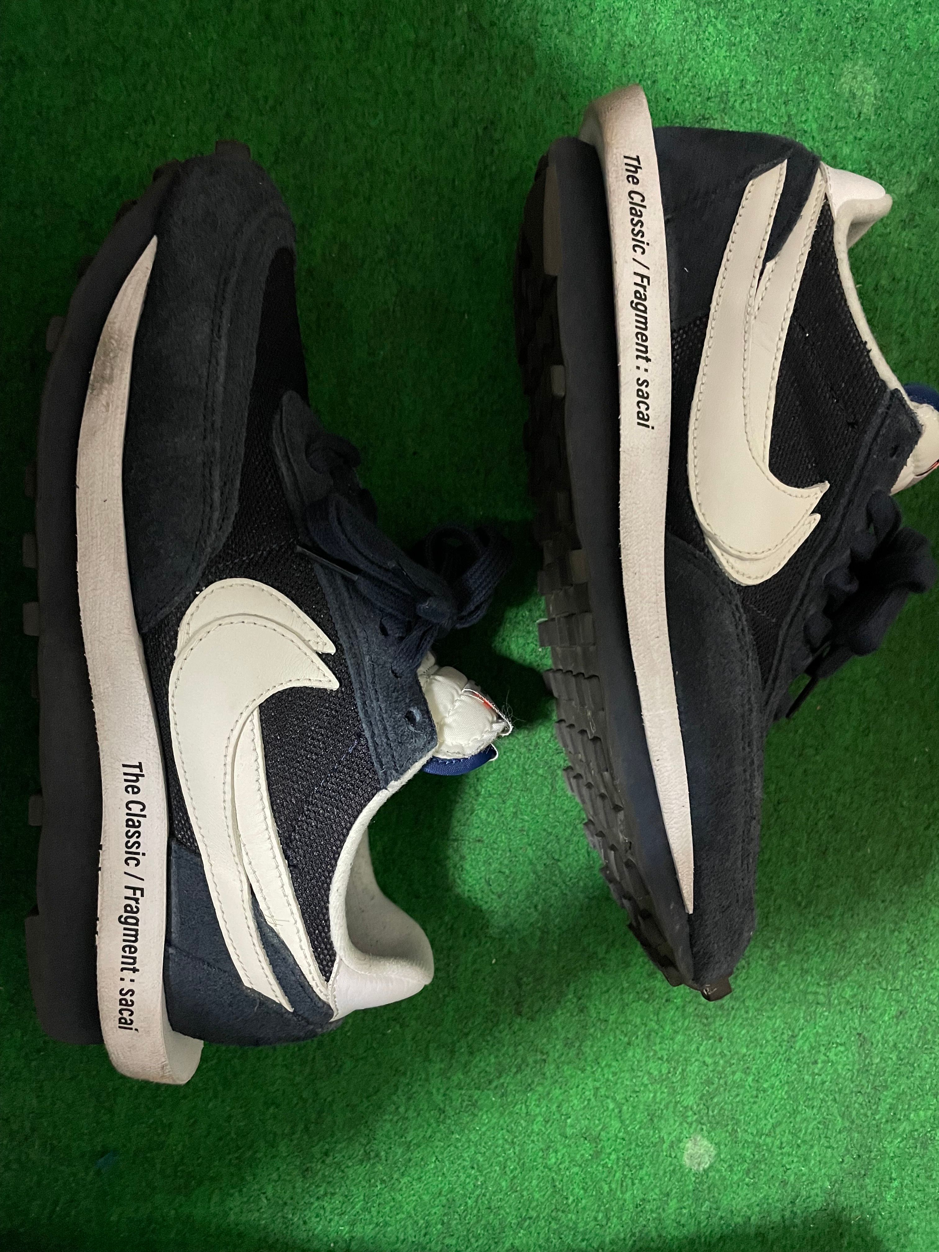 Fragment × sacai × Nike LD Waffle "Blackended Blue"