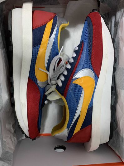 sacai × Nike LDV Waffle "Red/Blue"