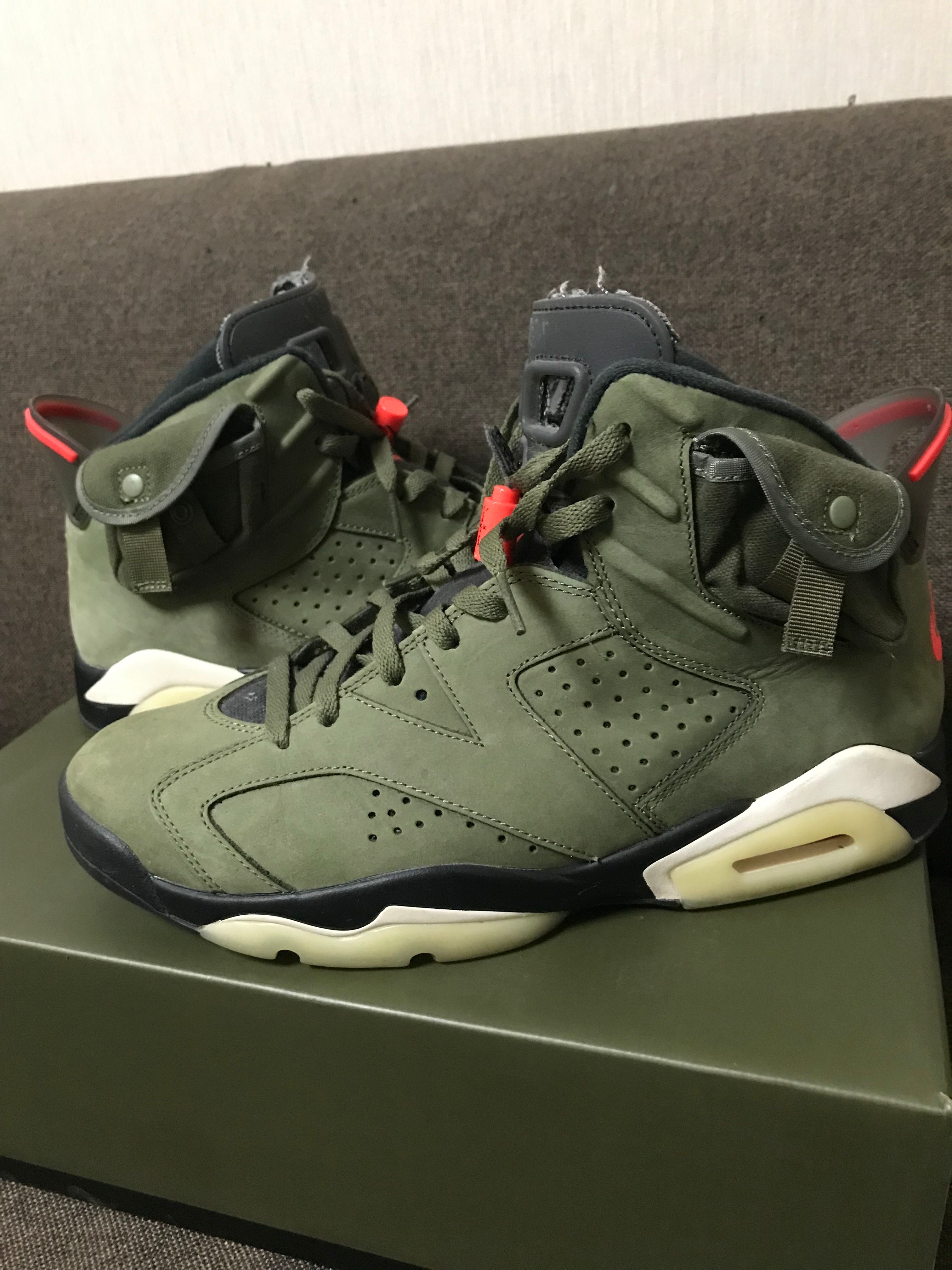 Travis Scott × Nike Air Jordan 6 Retro "Medium Olive"