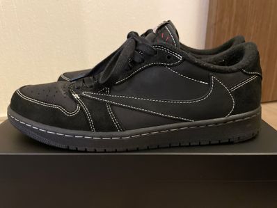 Travis Scott × Nike Air Jordan 1 Low OG SP "Black Phantom"