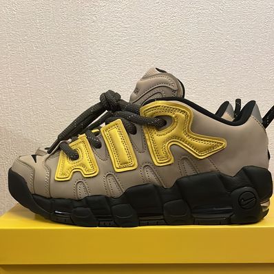 AMBUSH × Nike Air More Uptempo Low "Vivid Sulfur and Limestone"