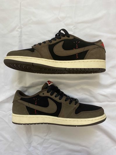 Travis Scott × Nike Air Jordan 1 Low OG SP-T "Black/Dark Mocha"