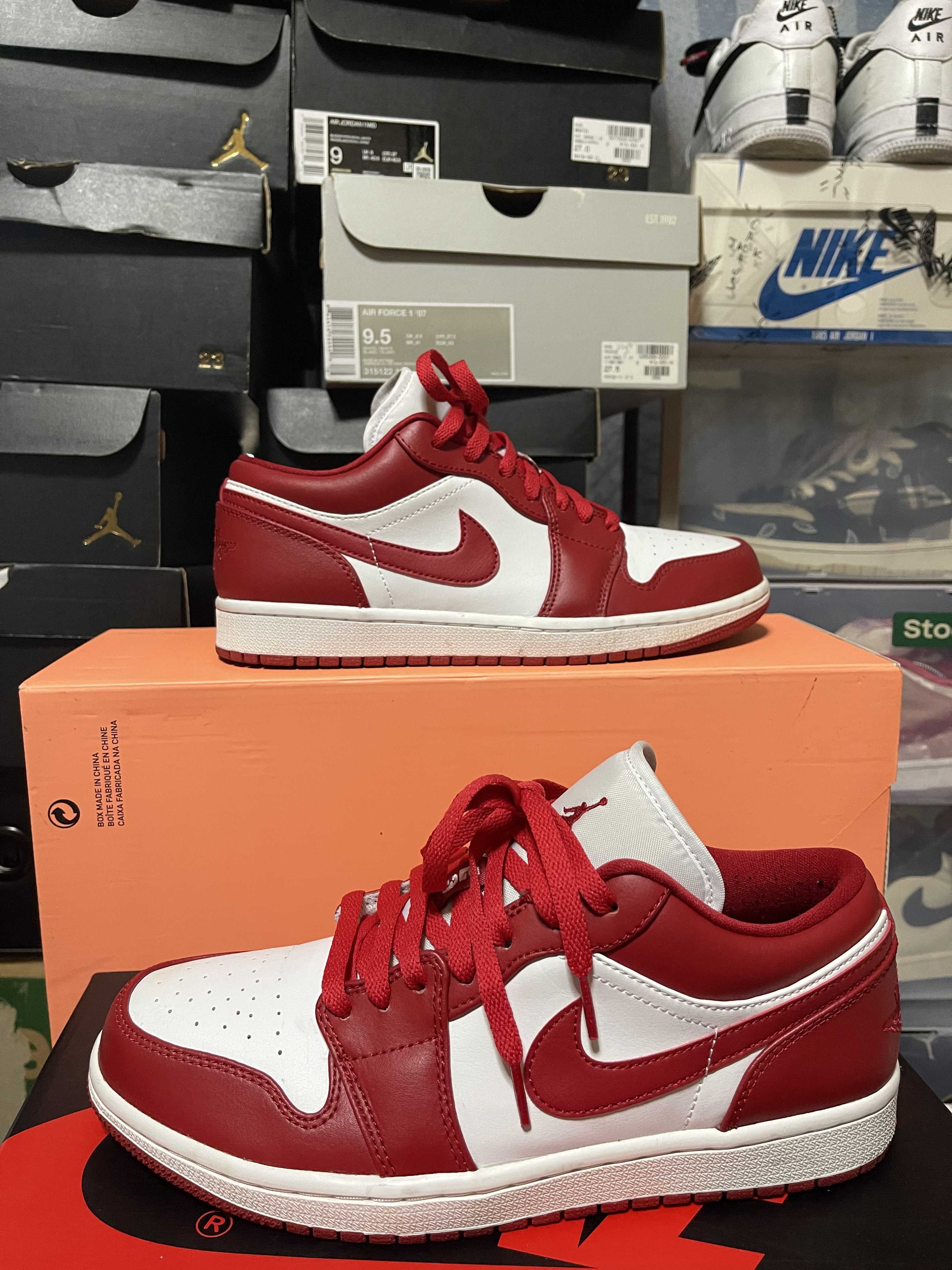 Nike Air Jordan 1 Low "Gym Red/White"