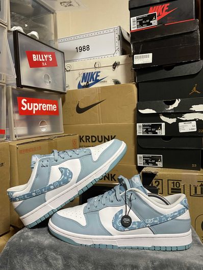 Nike Women's Dunk Low ESS "Blue Paisley"