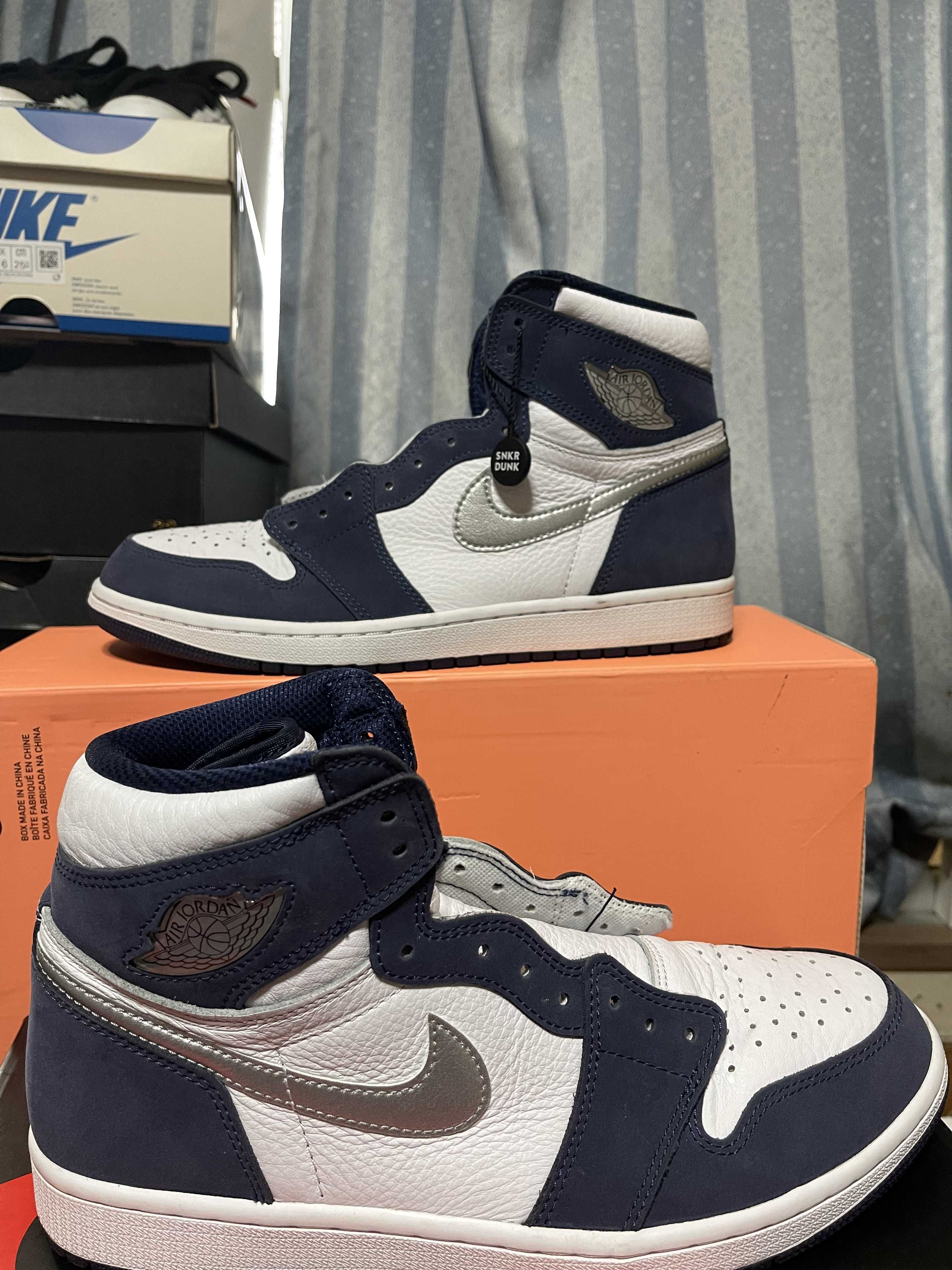 Nike Air Jordan 1 High OG CO.JP "White/Midnight Navy" (2020)(ブリーフケースなし)