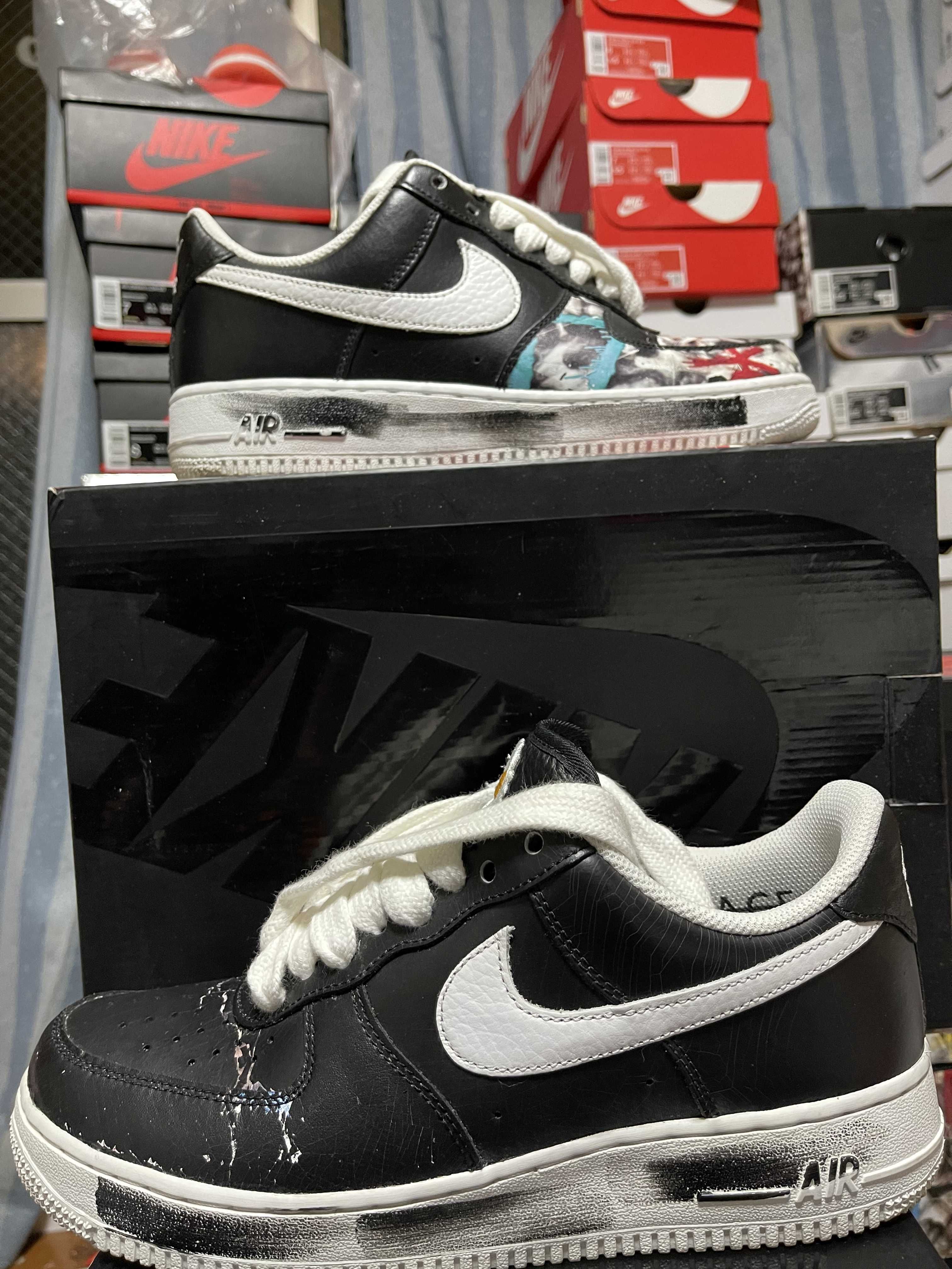 PEACEMINUSONE × Nike Air Force 1 Low Para Noise "Black" / G-DRAGON