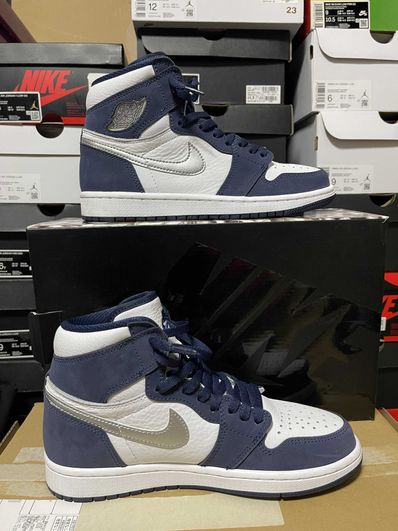 Nike Air Jordan 1 High OG CO.JP "White/Midnight Navy" (2020)(ブリーフケースなし)