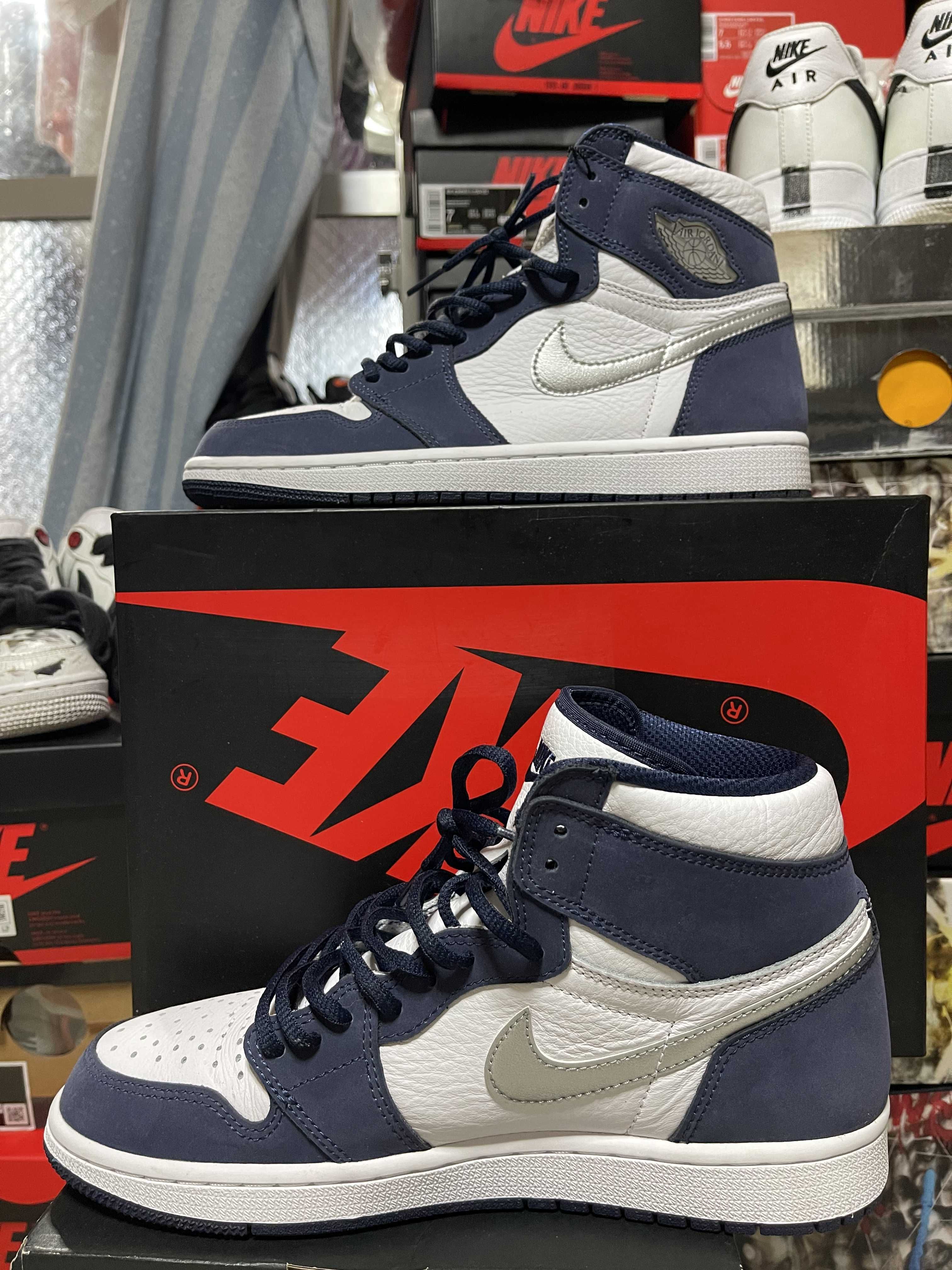 Nike Air Jordan 1 High OG CO.JP "White/Midnight Navy" (2020)(ブリーフケースなし)