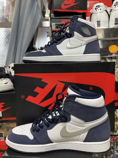 Nike Air Jordan 1 High OG CO.JP "White/Midnight Navy" (2020)(ブリーフケースなし)