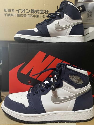 Nike GS Air Jordan 1 High OG CO.JP "Midnight Navy" (2020)(ブリーフケースなし)