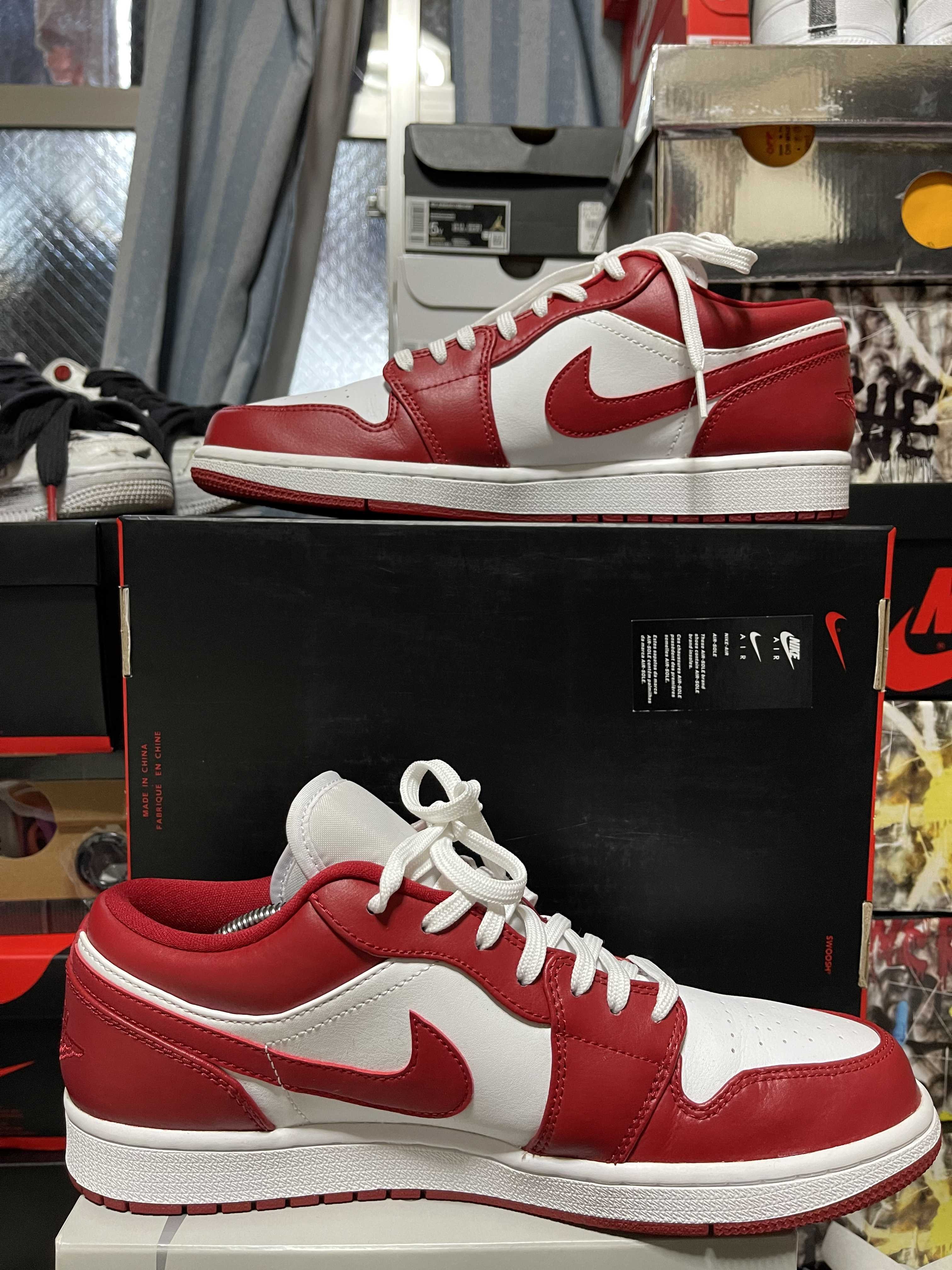 Nike Air Jordan 1 Low "Gym Red/White"
