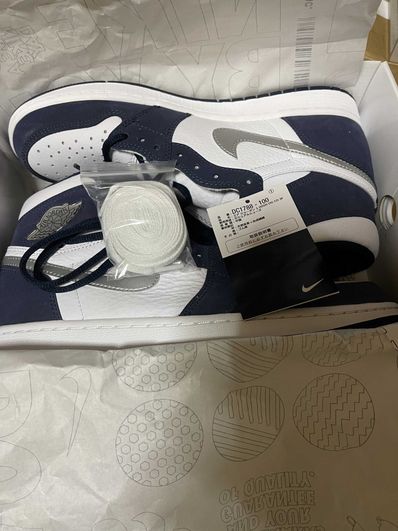 Nike Air Jordan 1 High OG CO.JP "White/Midnight Navy" (2020)(ブリーフケースなし)