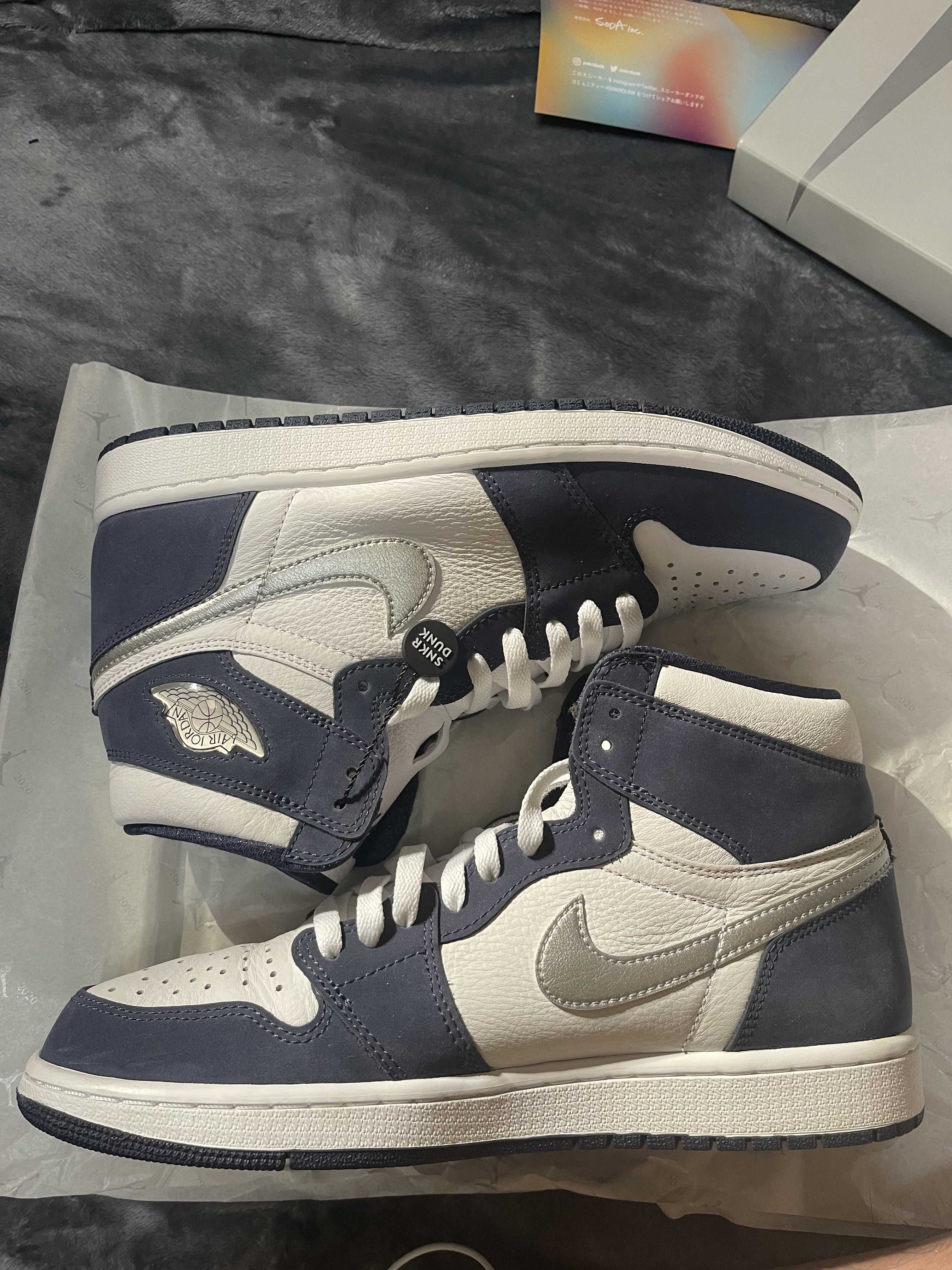 Nike Air Jordan 1 High OG CO.JP "White/Midnight Navy" (2020)(ブリーフケースなし)