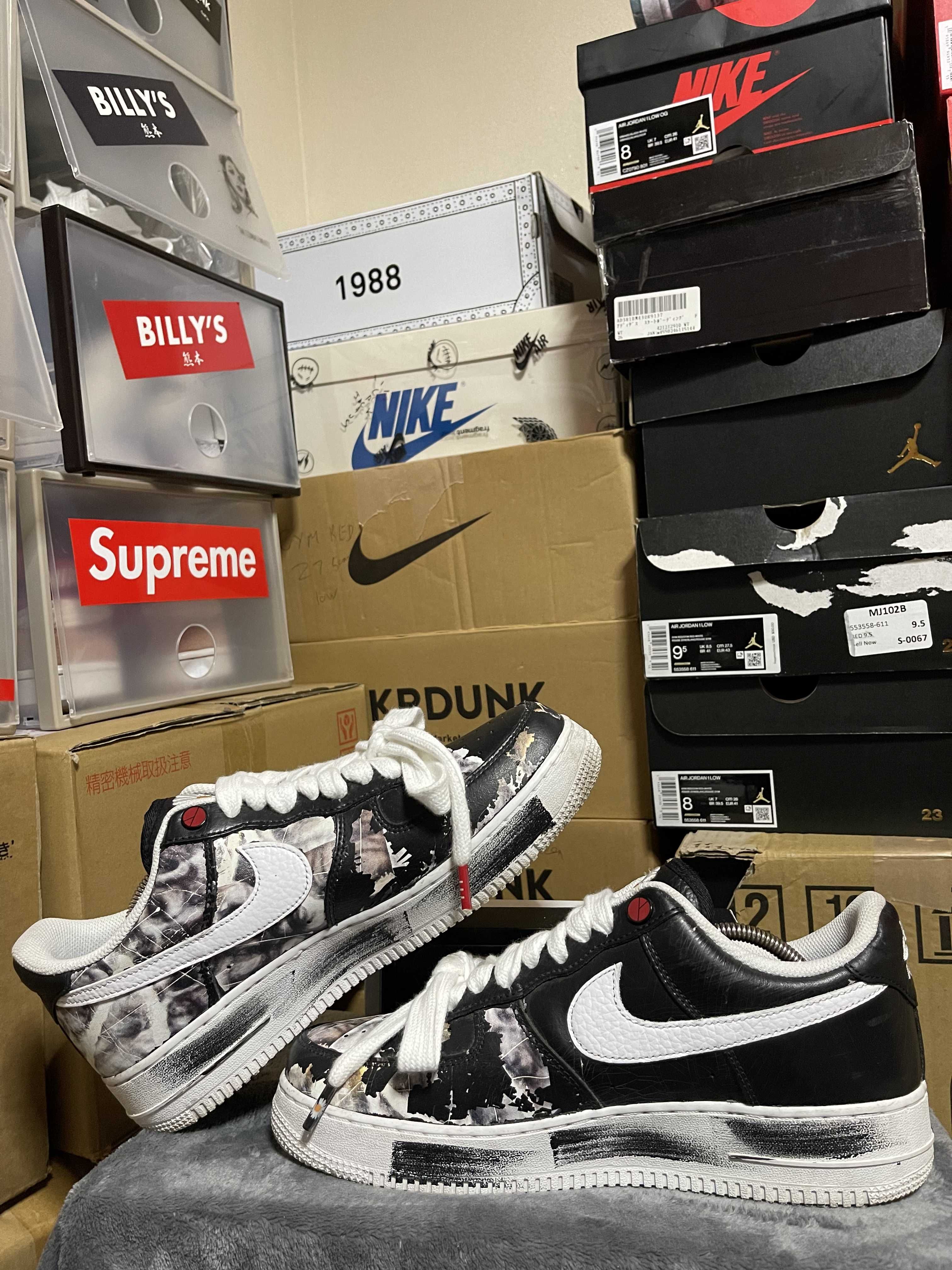 PEACEMINUSONE × Nike Air Force 1 Low Para Noise "Black" / G-DRAGON