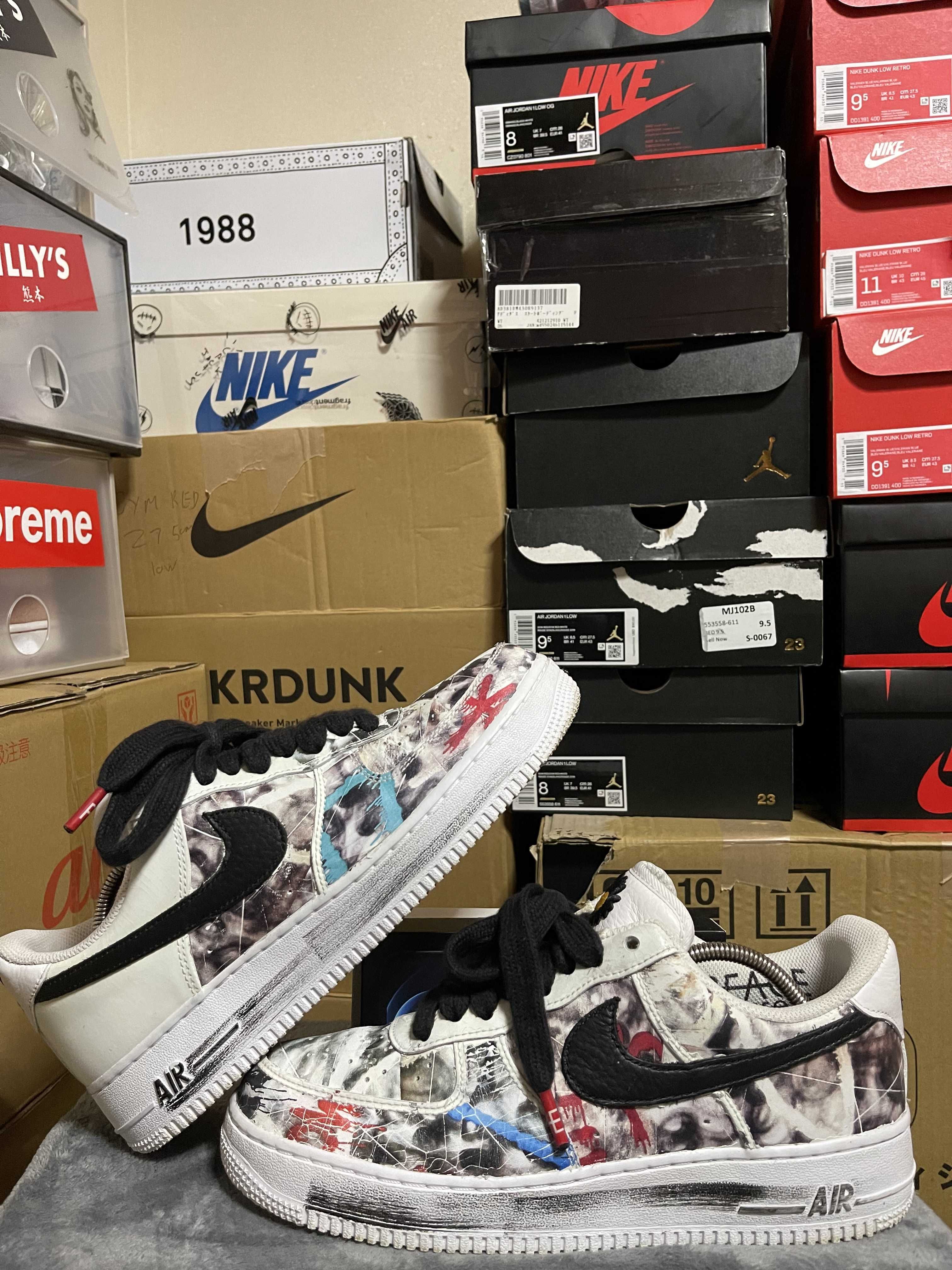 PEACEMINUSONE × Nike Air Force 1 Low "Para-noise/White/Black" / G-DRAGON