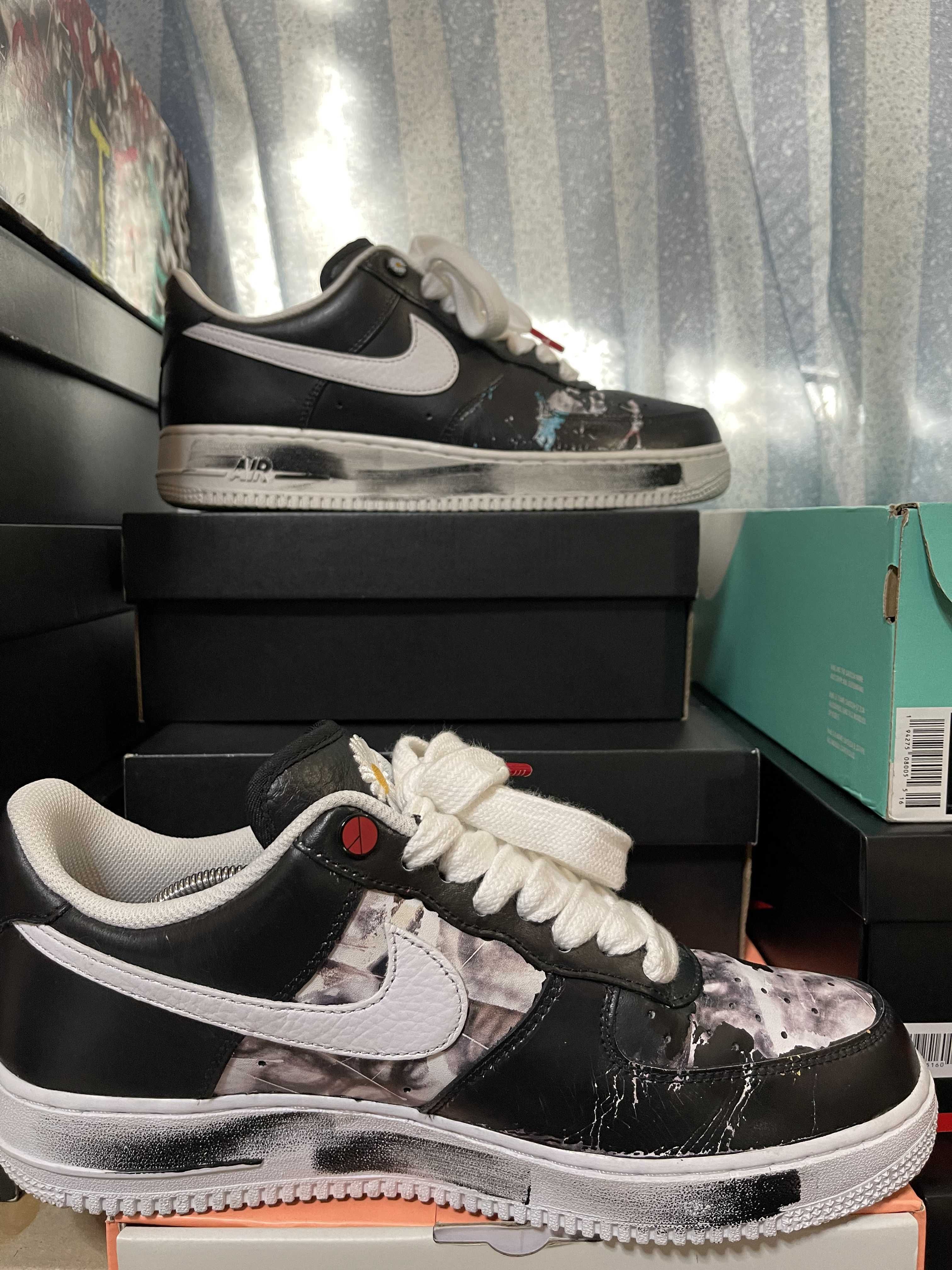 PEACEMINUSONE × Nike Air Force 1 Low Para Noise "Black" / G-DRAGON