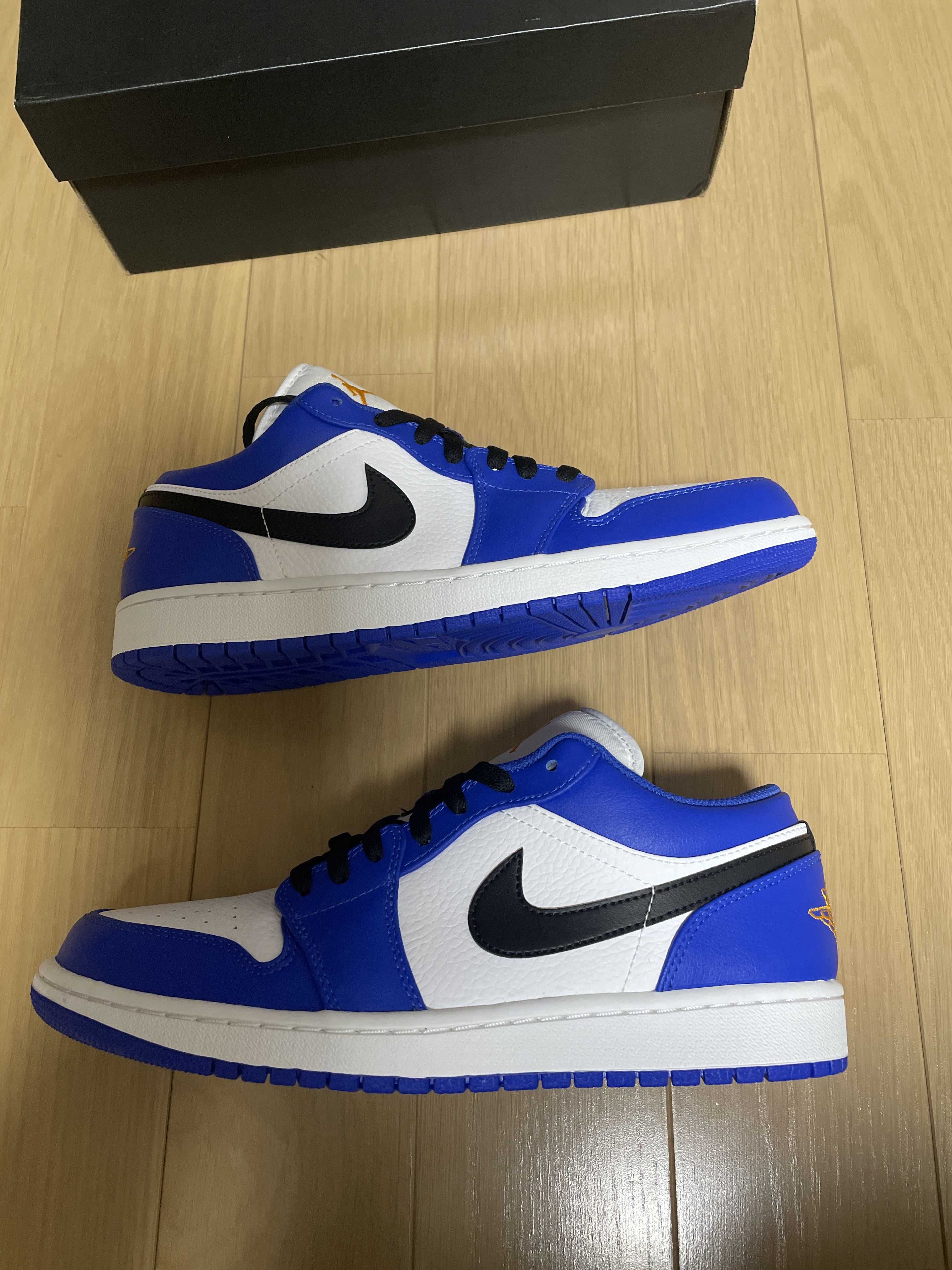NIKE AIR JORDAN 1 LOW "WHITE/BLUE/ORANGE"