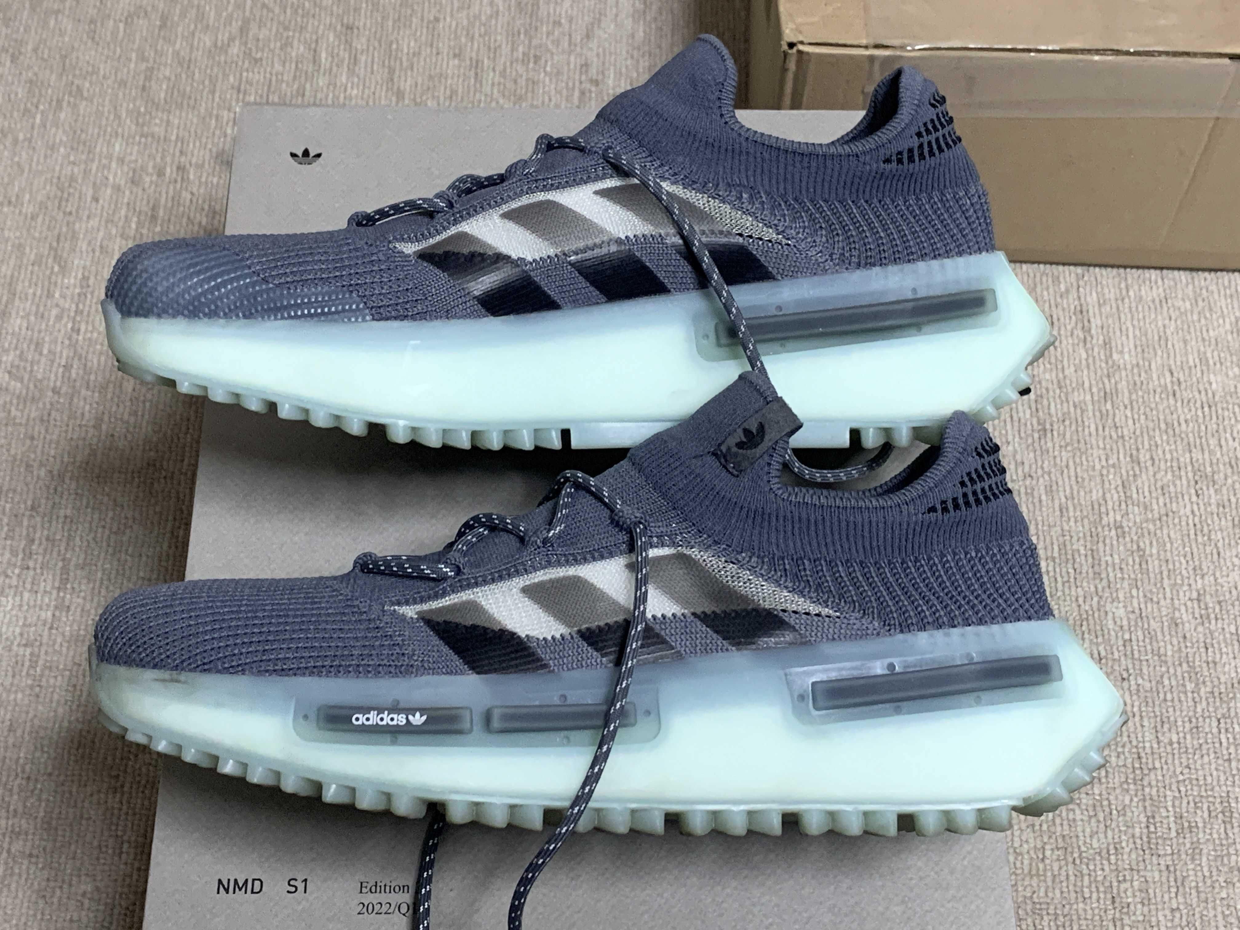 adidas NMD S1 "Grey/Glow Green"