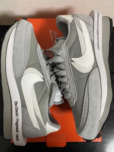 Fragment × sacai × Nike LD Waffle "Light Smoke Grey"
