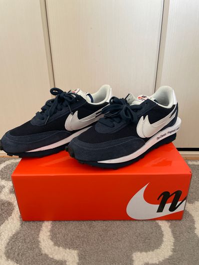 Fragment × sacai × Nike LD Waffle "Blackended Blue"