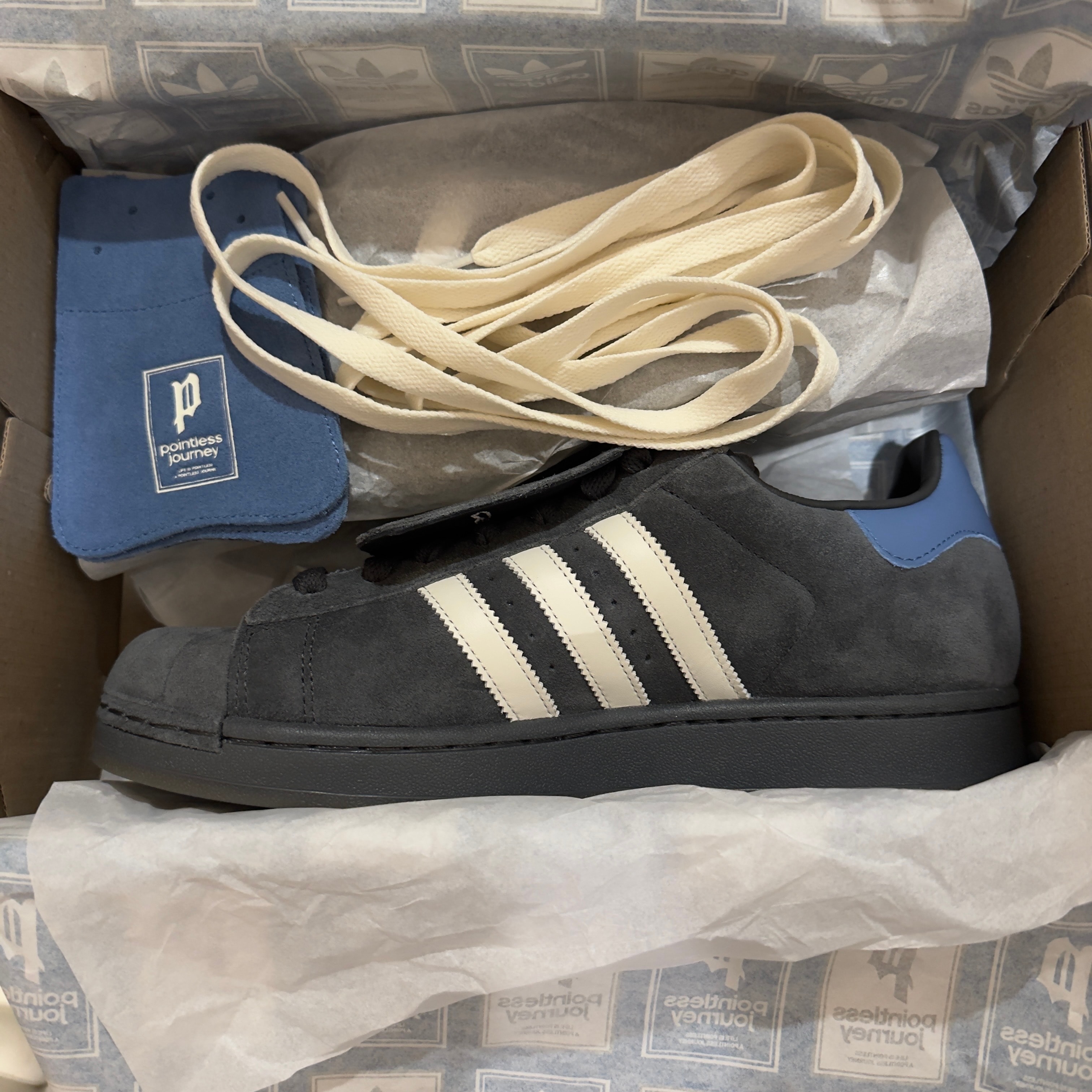 atmos × POINTLESS JOURNEY (King Gnu Daiki Tsuneta) × Superstar 2 "DGH Solid Grey"