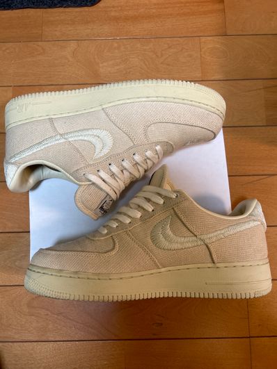 Stussy × Nike Air Force 1 Low "Fossil Stone"