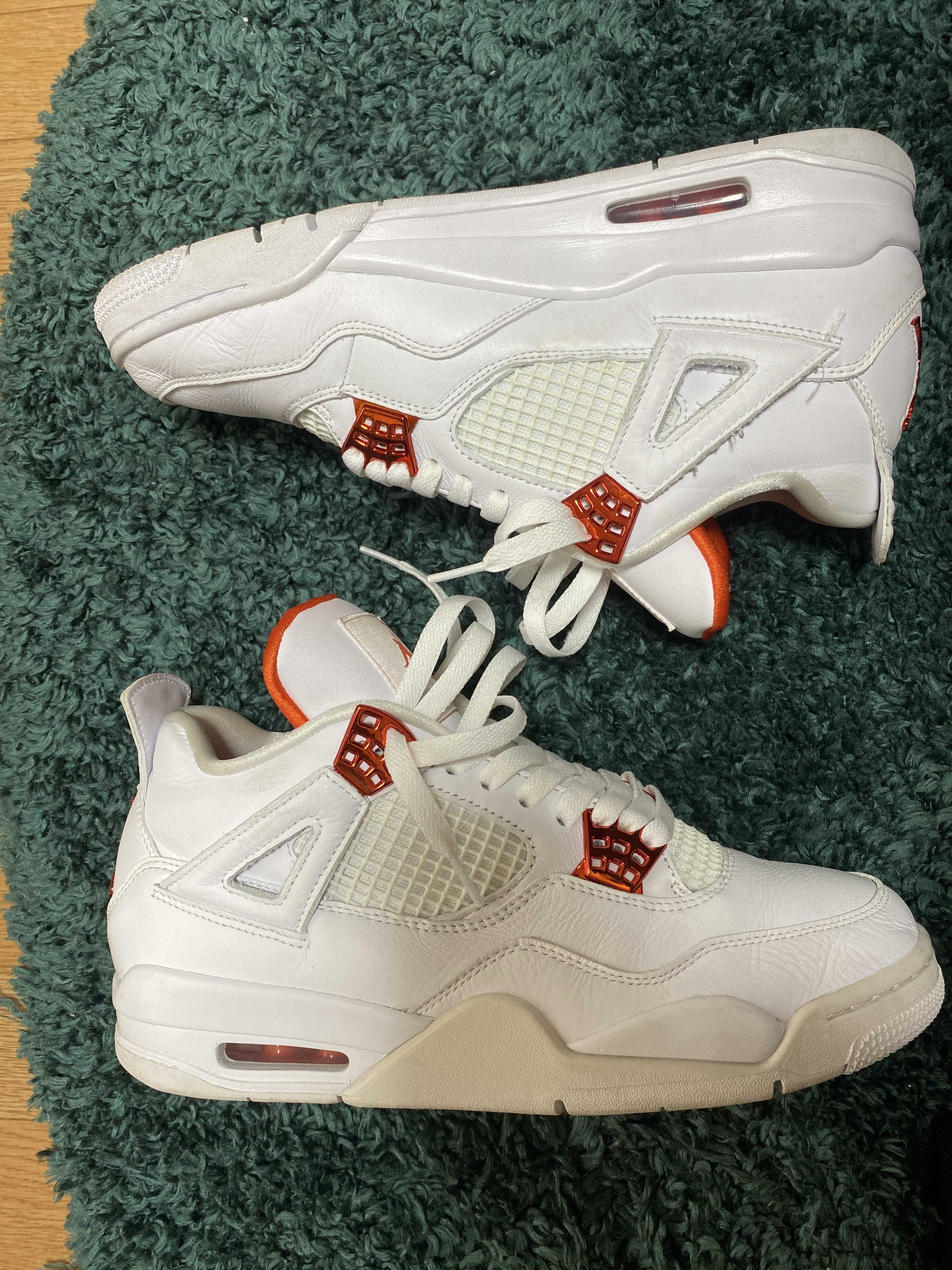 Nike Air Jordan 4 Retro "White/Team Orange"
