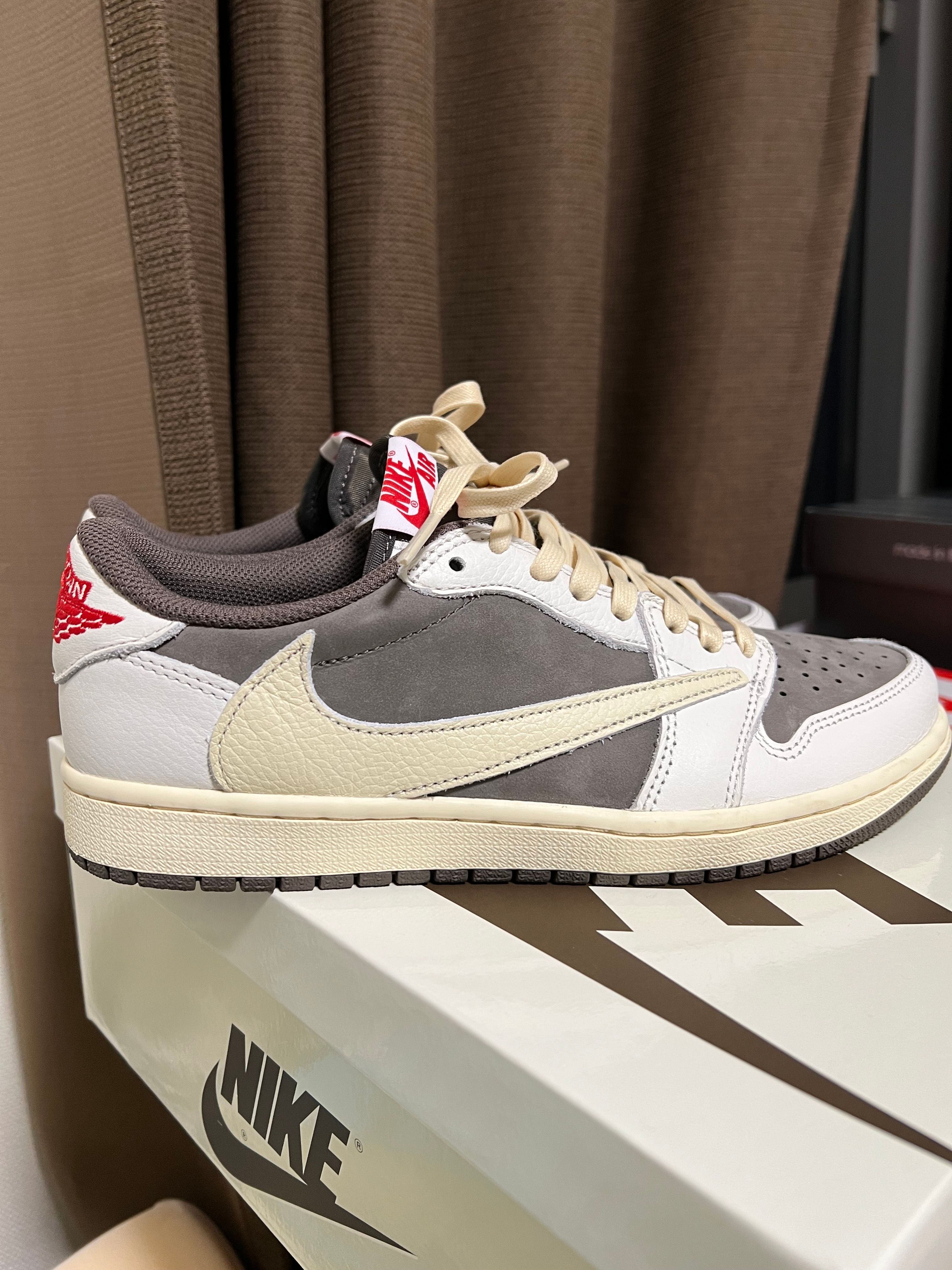 Travis Scott × Nike Air Jordan 1 Low OG SP "Reverse Mocha/Sail and Ridgerock"