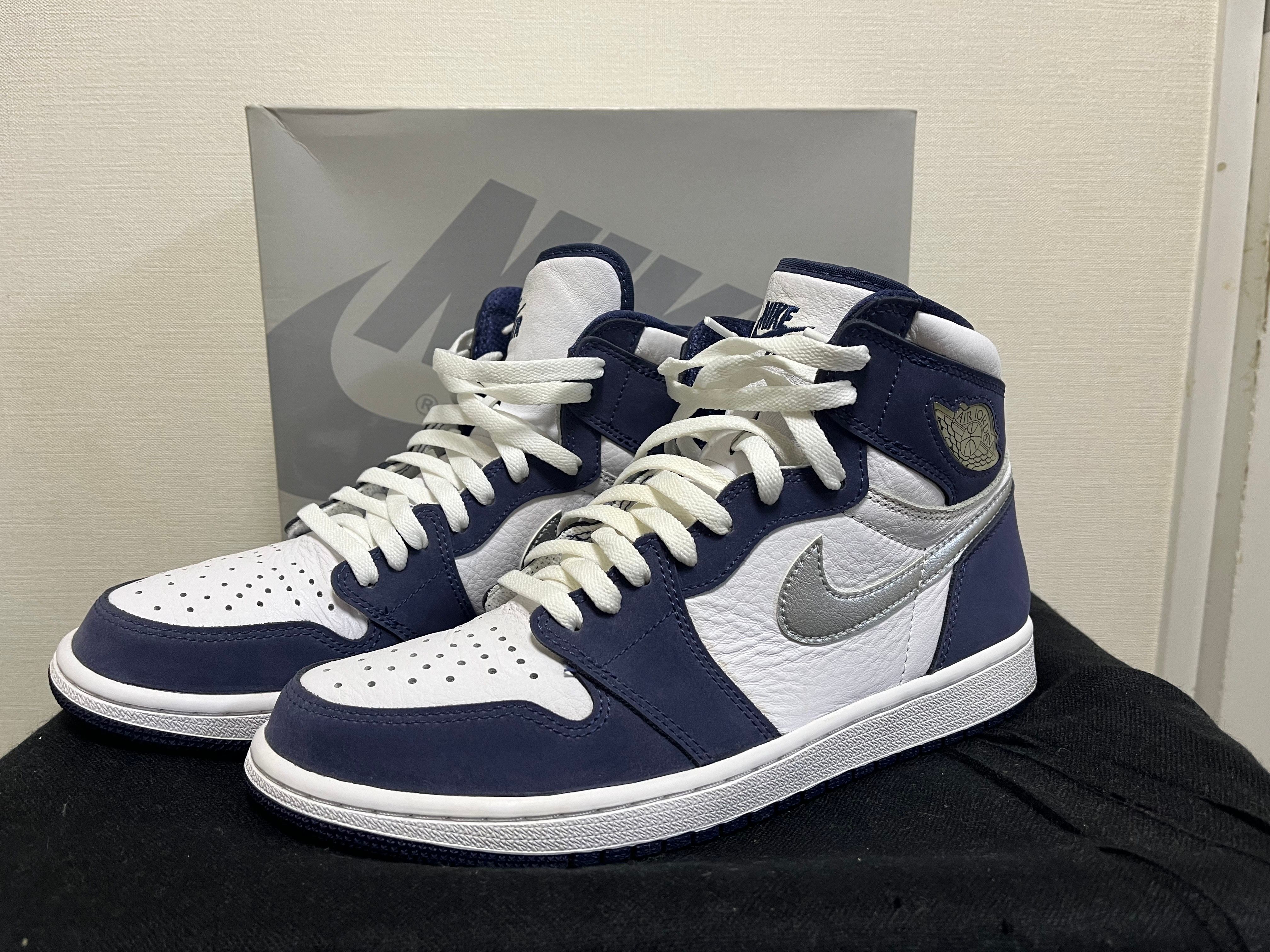 Nike Air Jordan 1 High OG CO.JP "White/Midnight Navy" (2020)(ブリーフケースなし)