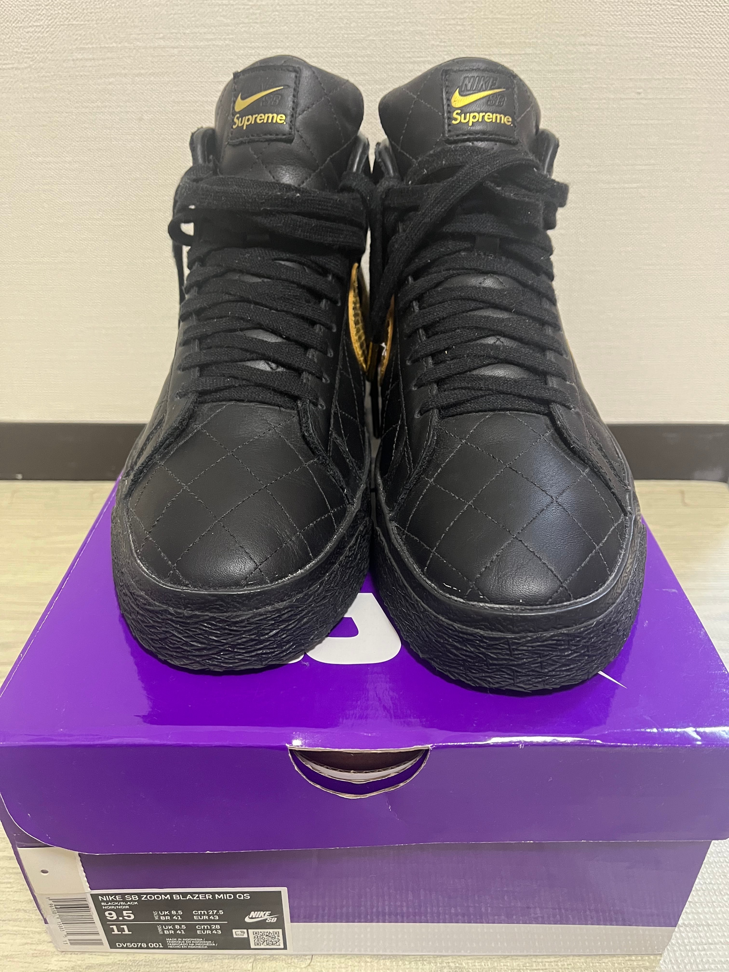 Supreme × Nike SB Blazer Mid "Black"