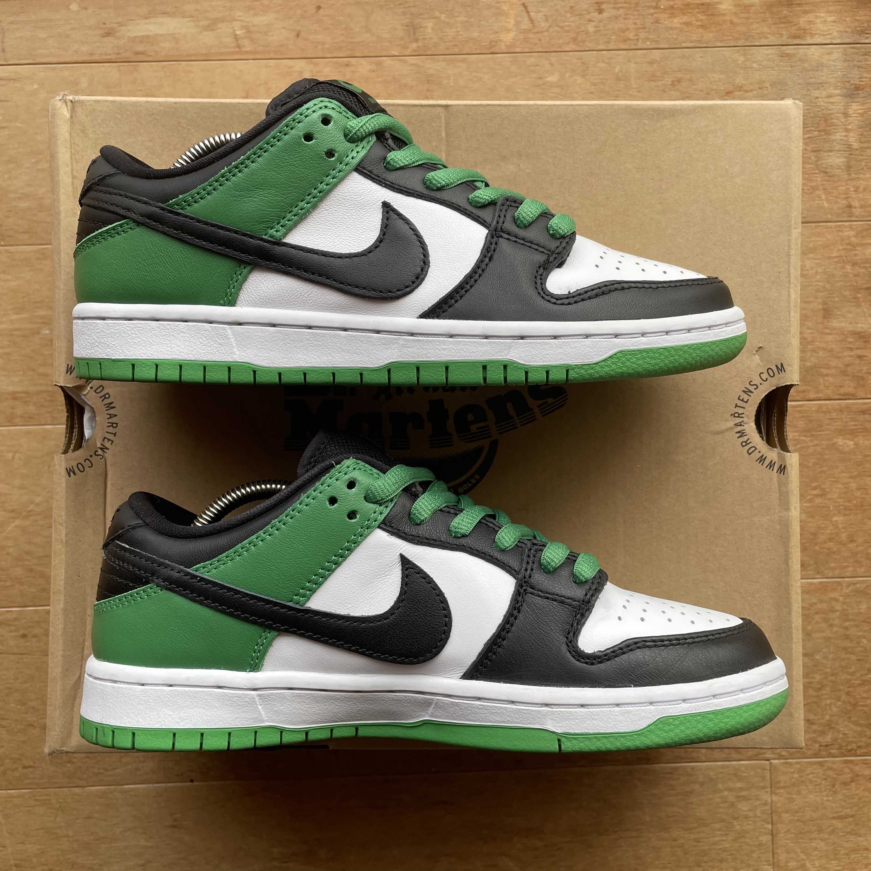 Nike SB Dunk Low Pro "Black and Classic Green"